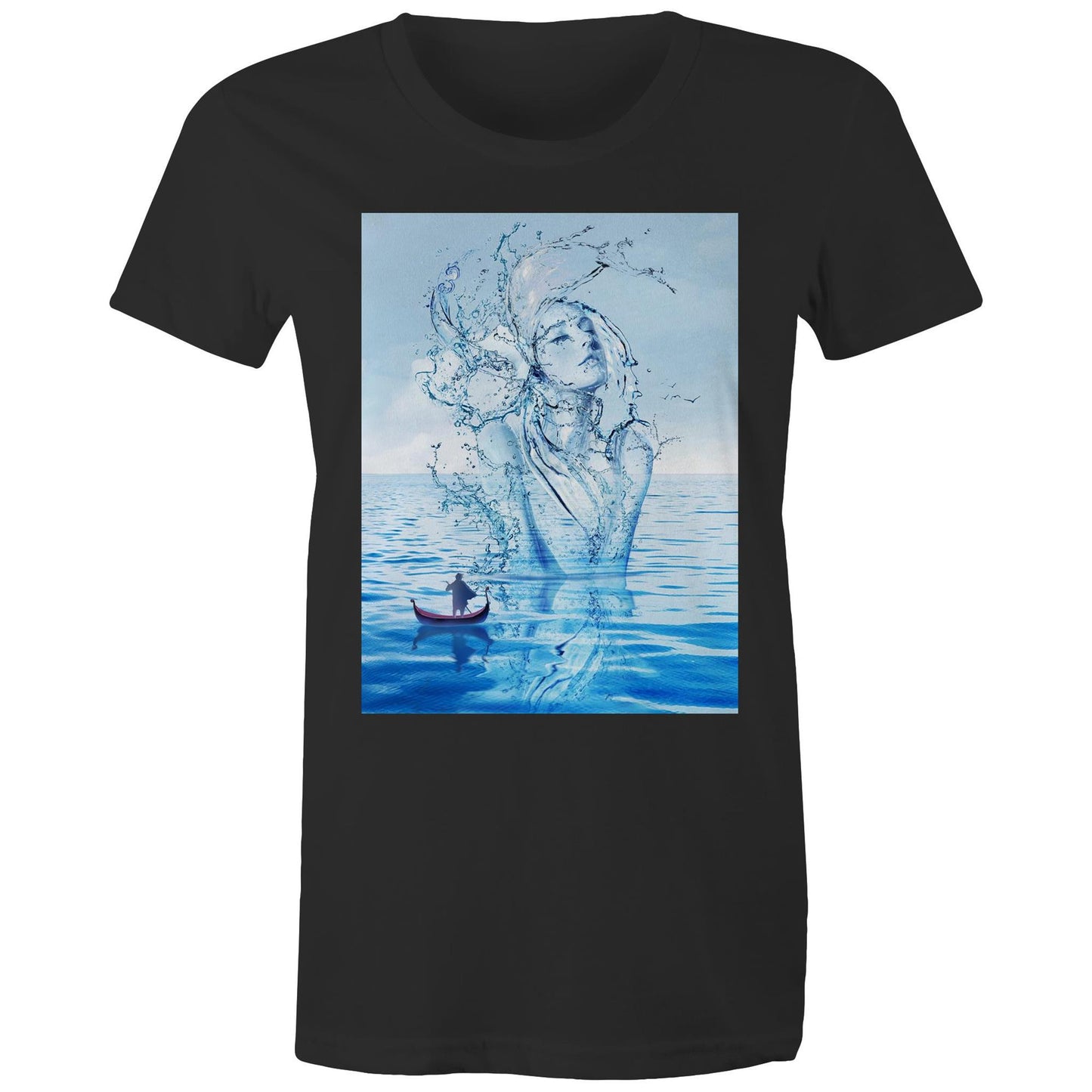 Women'S Earthfolk Printed T shirt - Ocean Spirit