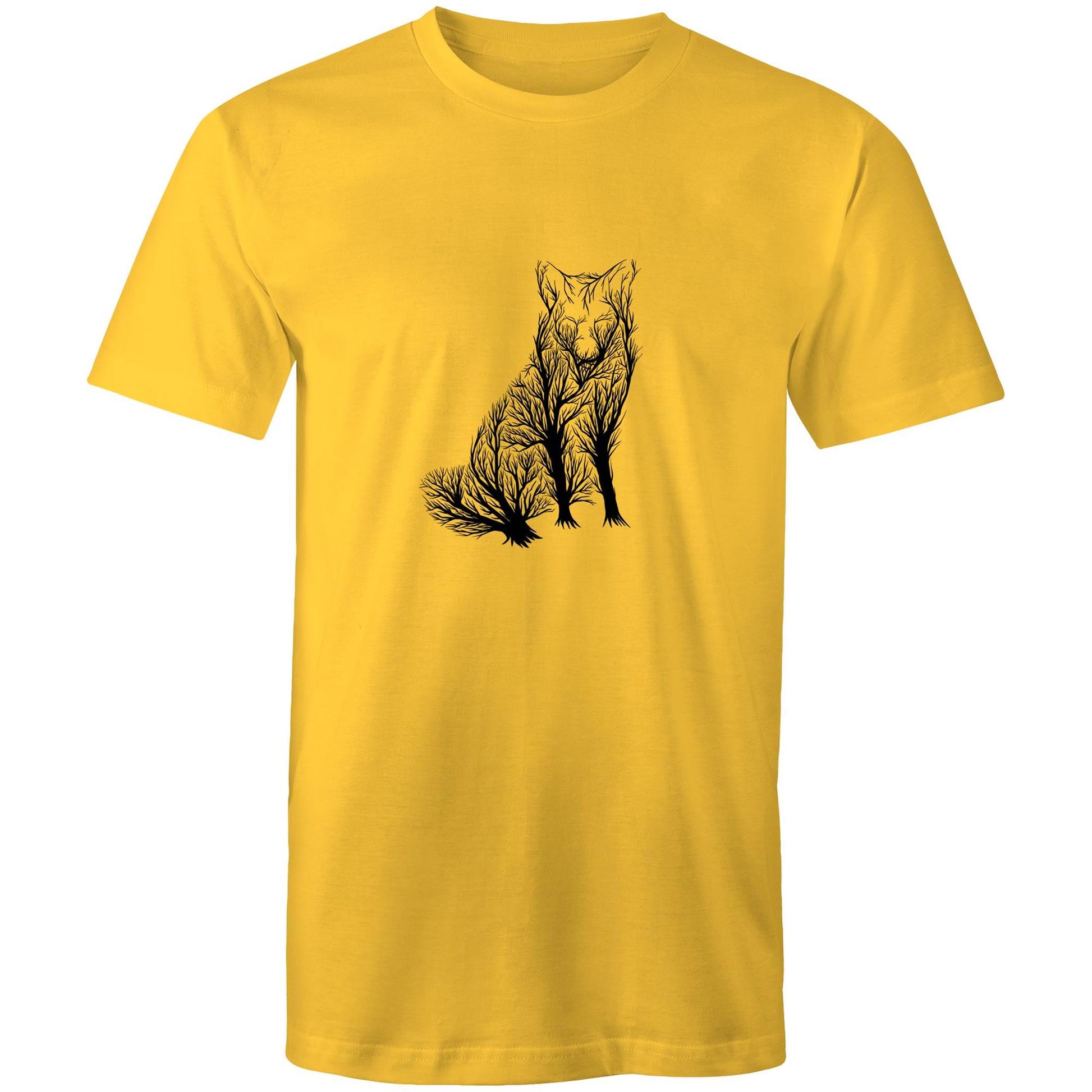 Men's Earthfolk T shirt -Graphic Fox T-shirt