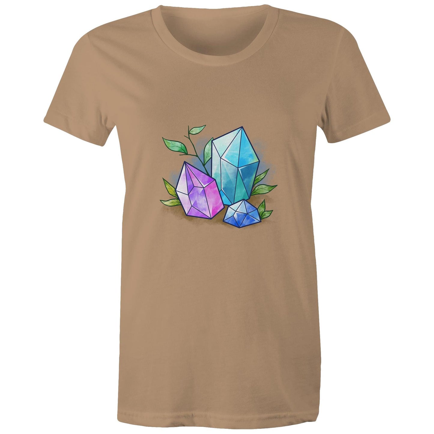 Women's Earthfolk T shirt - Water Crystals