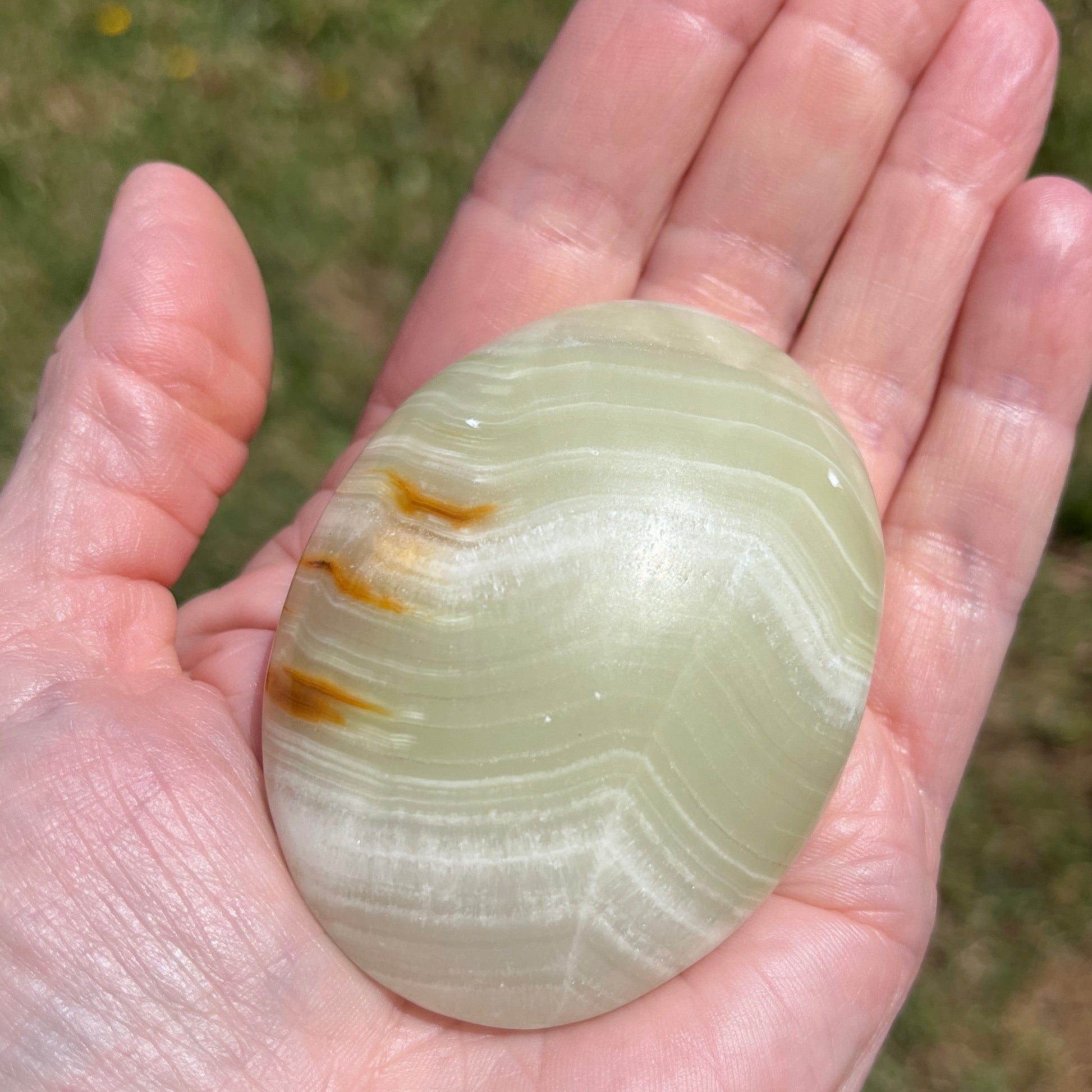 Banded Calcite Palmstone
