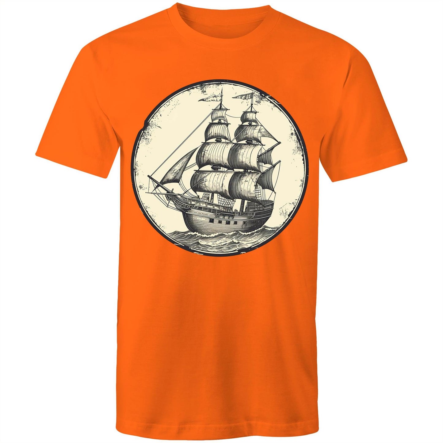 Men's Earthfolk Printed T shirt - Tall Ship