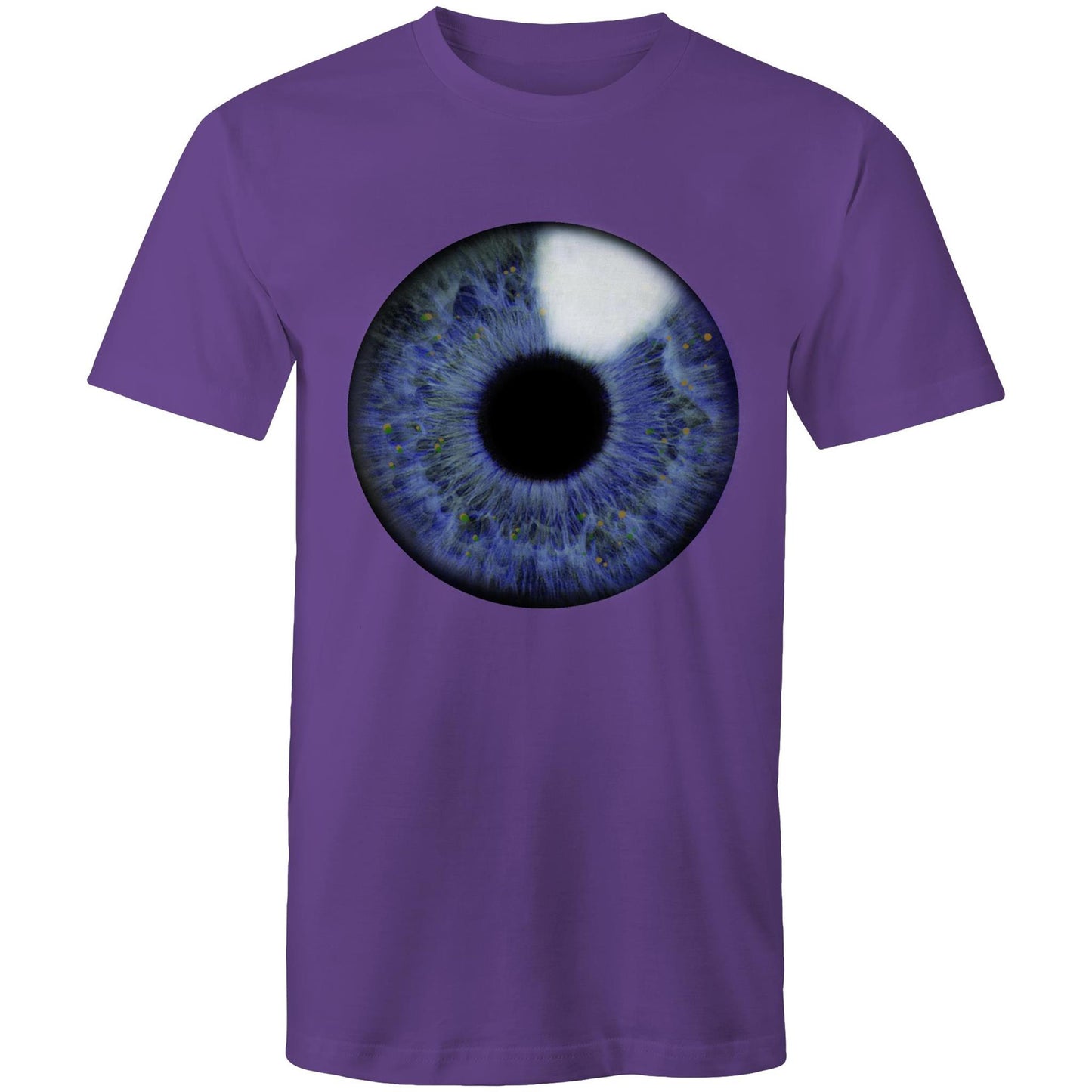 Earthfolk Printed T shirt - Mens Relaxed Fit - Eyeball - The Crescent Moon