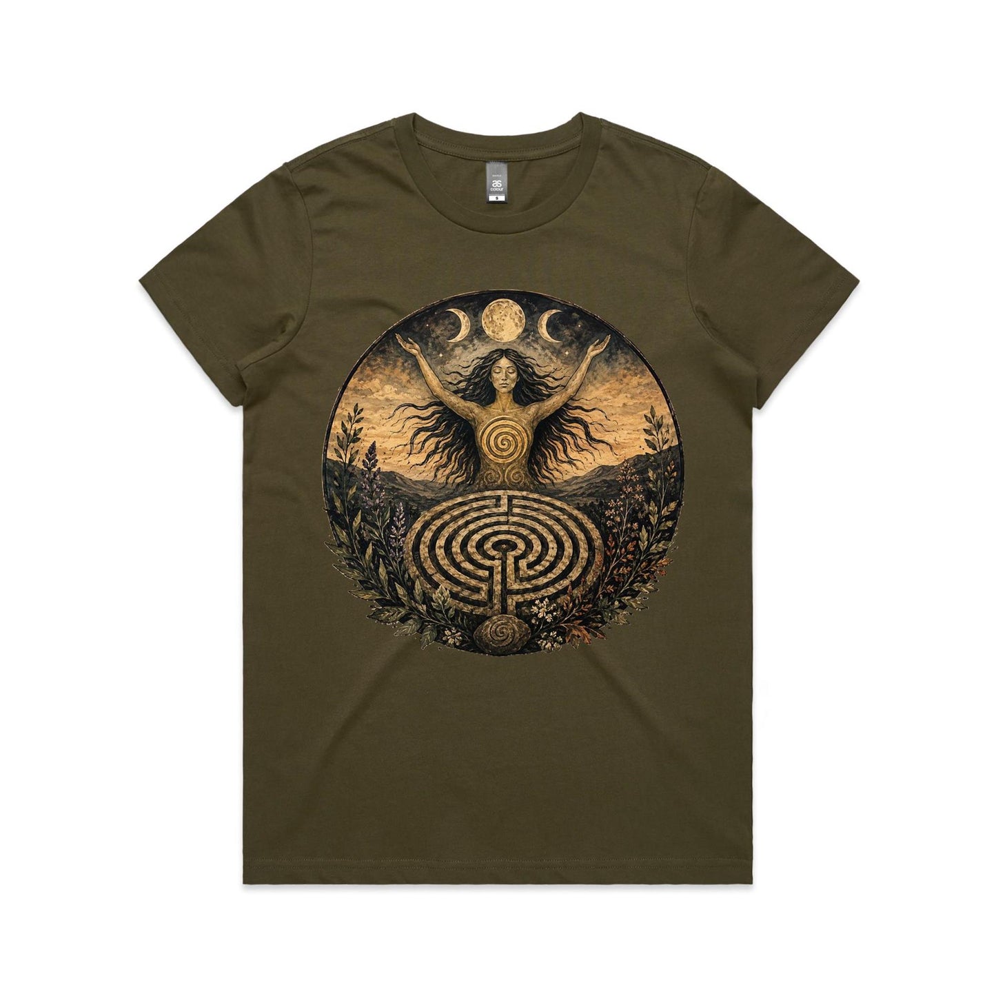 Goddess of the Labyrinth T-Shirt | Goddess Graphic Tee