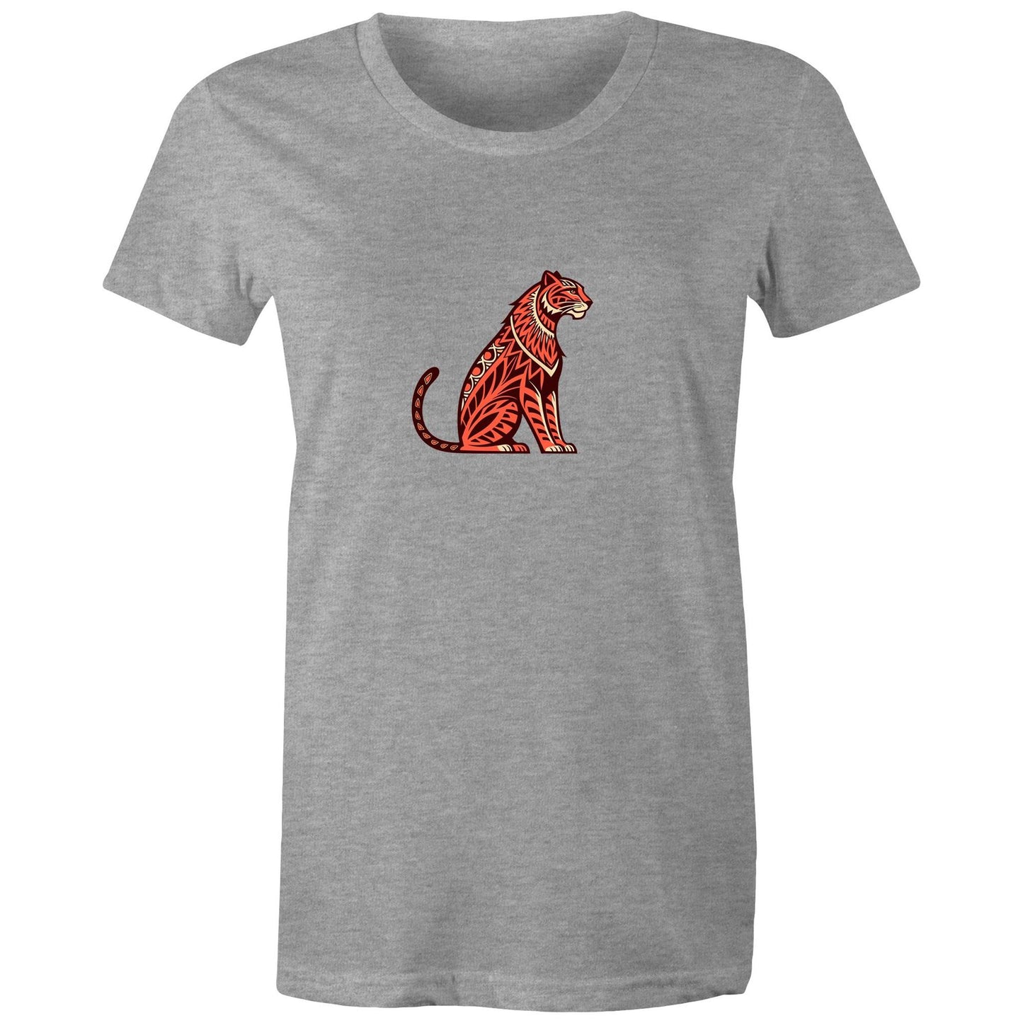 Women's Earthfolk Printed T shirt - Tribal Tiger