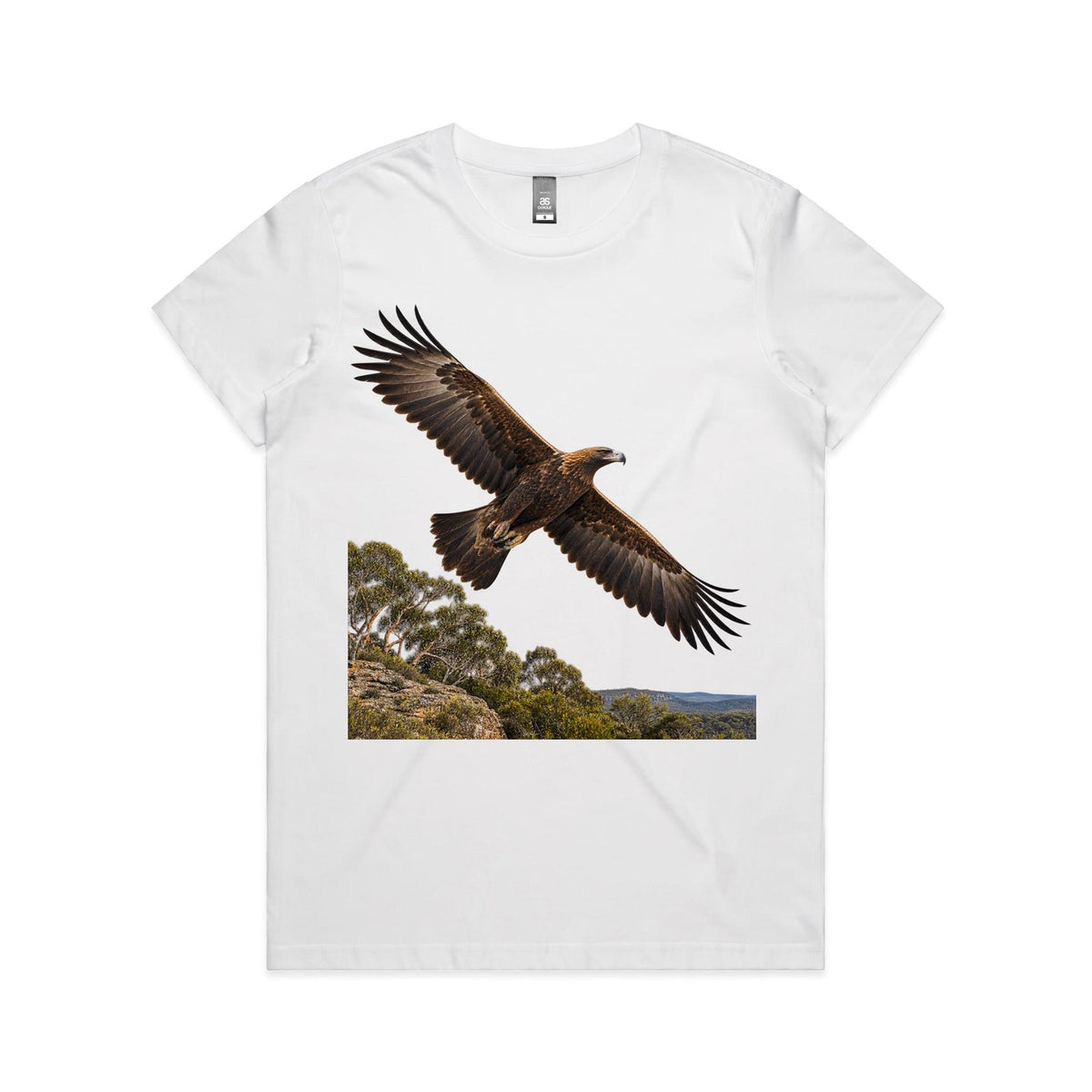 Women's Wedge Tail Eagle Graphic Printed T-shirt