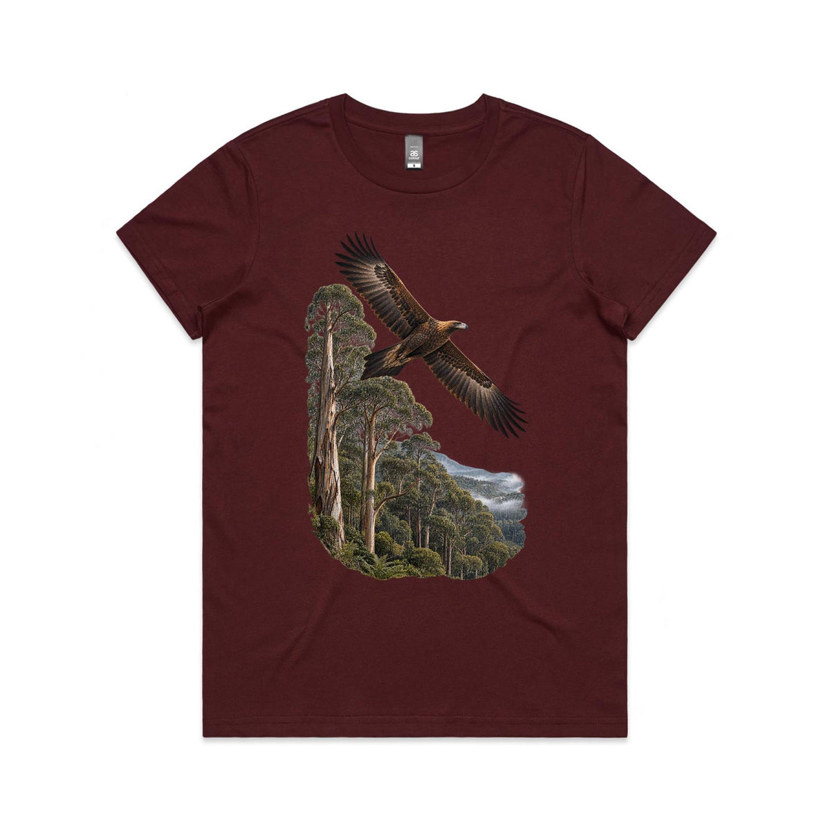 Women's Wedge Tail Eagle Graphic Printed T-shirt