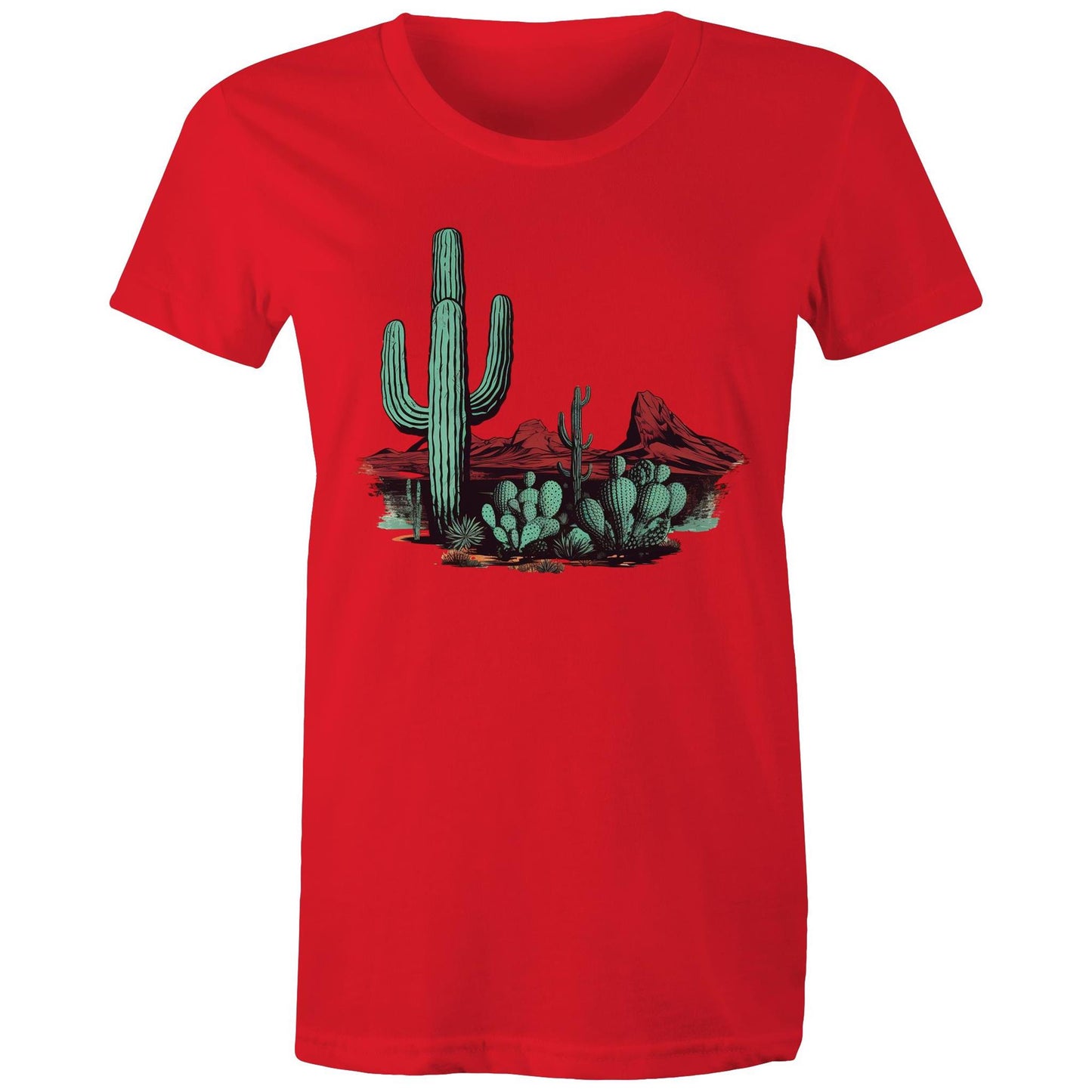 Women's Earthfolk T shirt - Cactus Desert