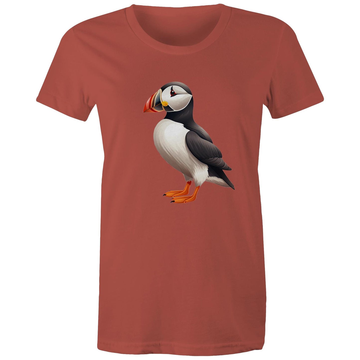 Women's Earthfolk Printed T shirt - Puffin