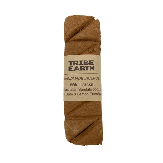 Tribe Earth handmade incense stick packaging on a white background