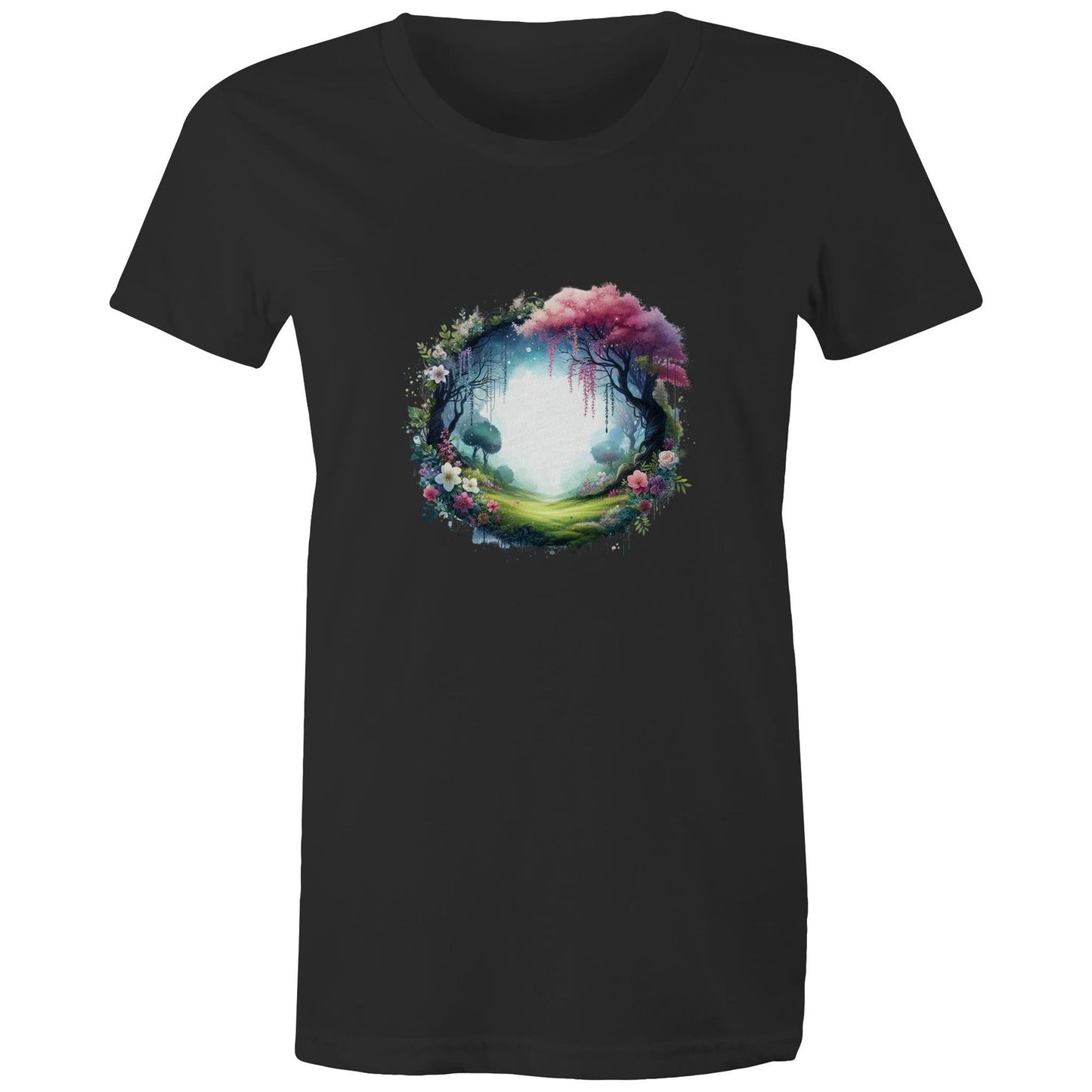 Women's Earthfolk Printed T shirt - Magickal Portal