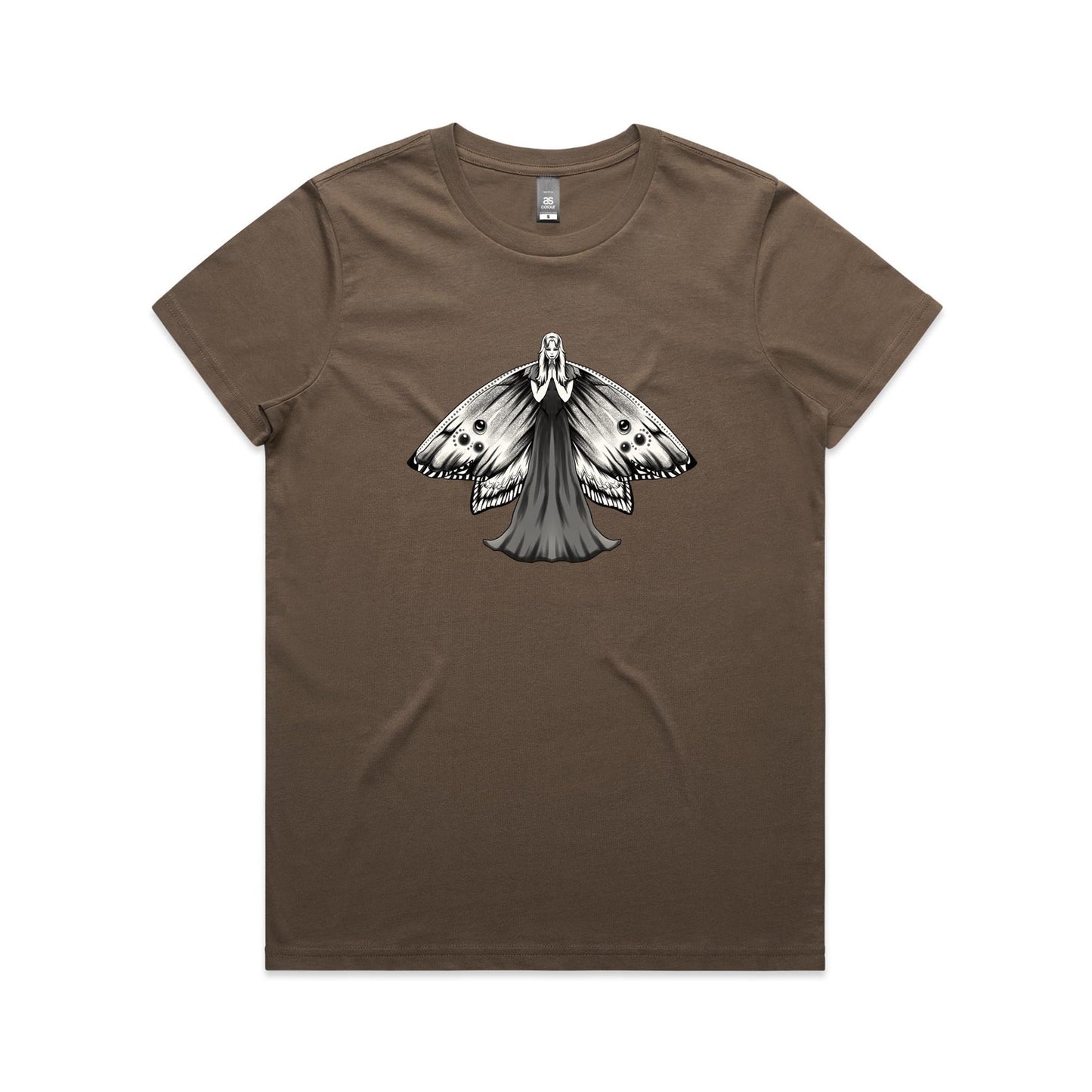 Women's Earthfolk T-Shirt - Moth Goddess