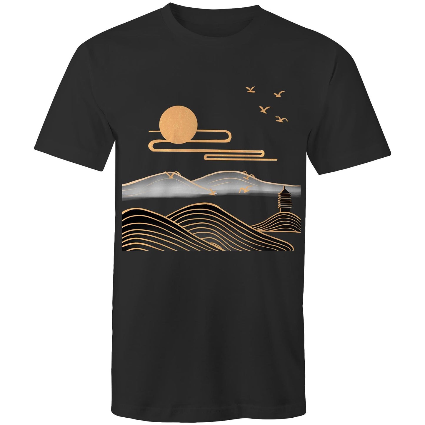 Men's Earthfolk T shirt - Nature's Rise