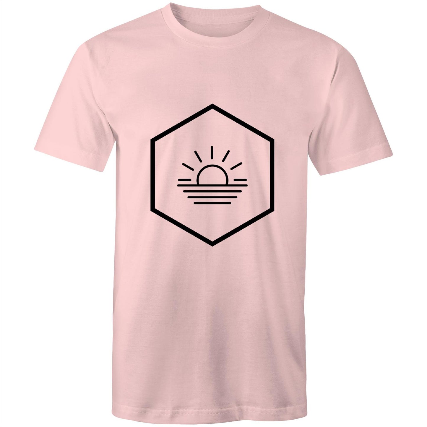 Men's Sunset T-Shirt | Minimalist Nature Graphic Tee