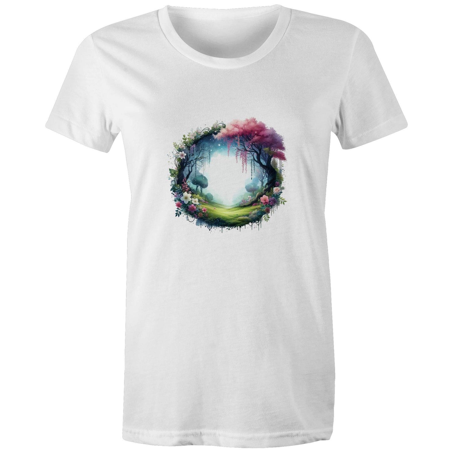 Women's Earthfolk Printed T shirt - Magickal Portal