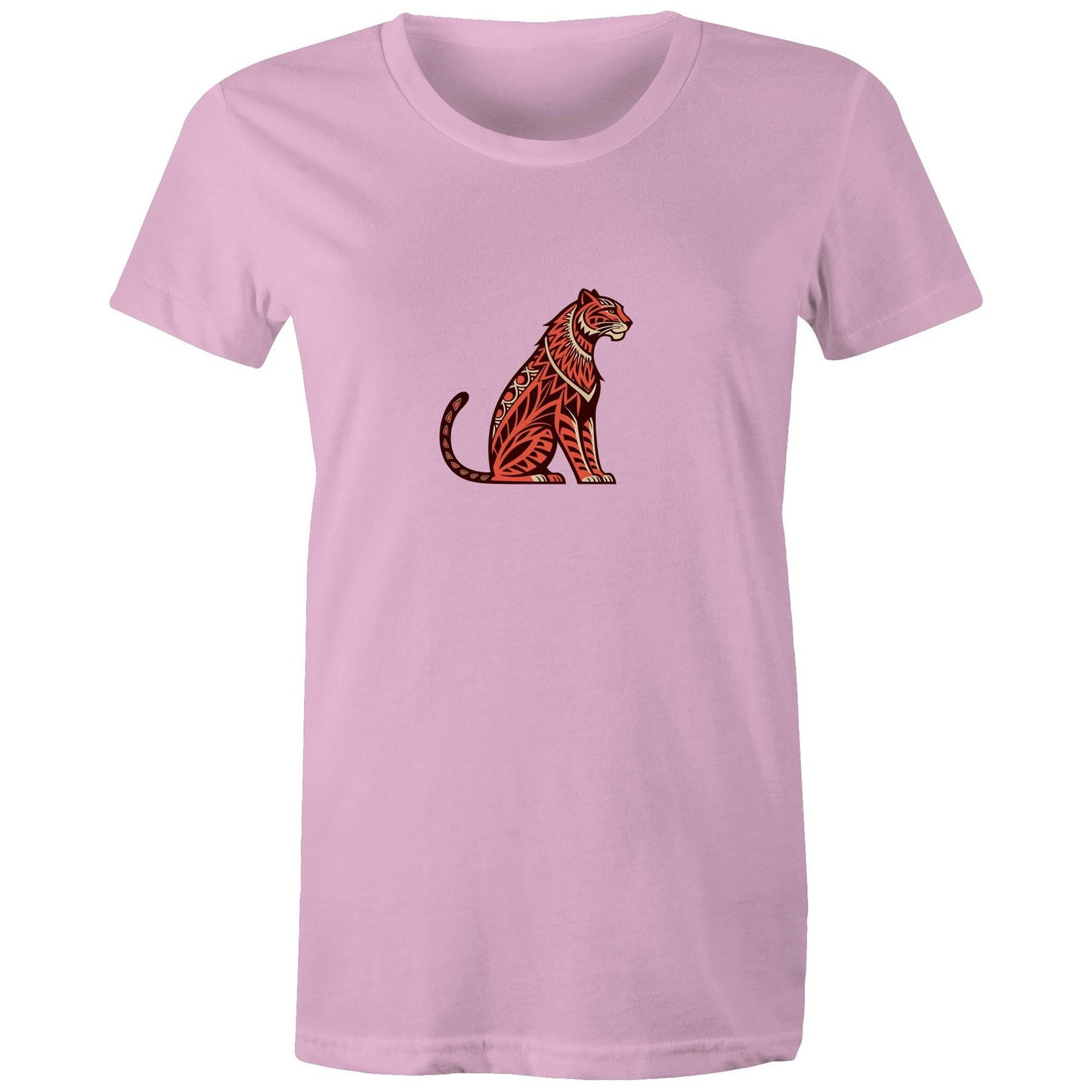 Women's Earthfolk Printed T shirt - Tribal Tiger