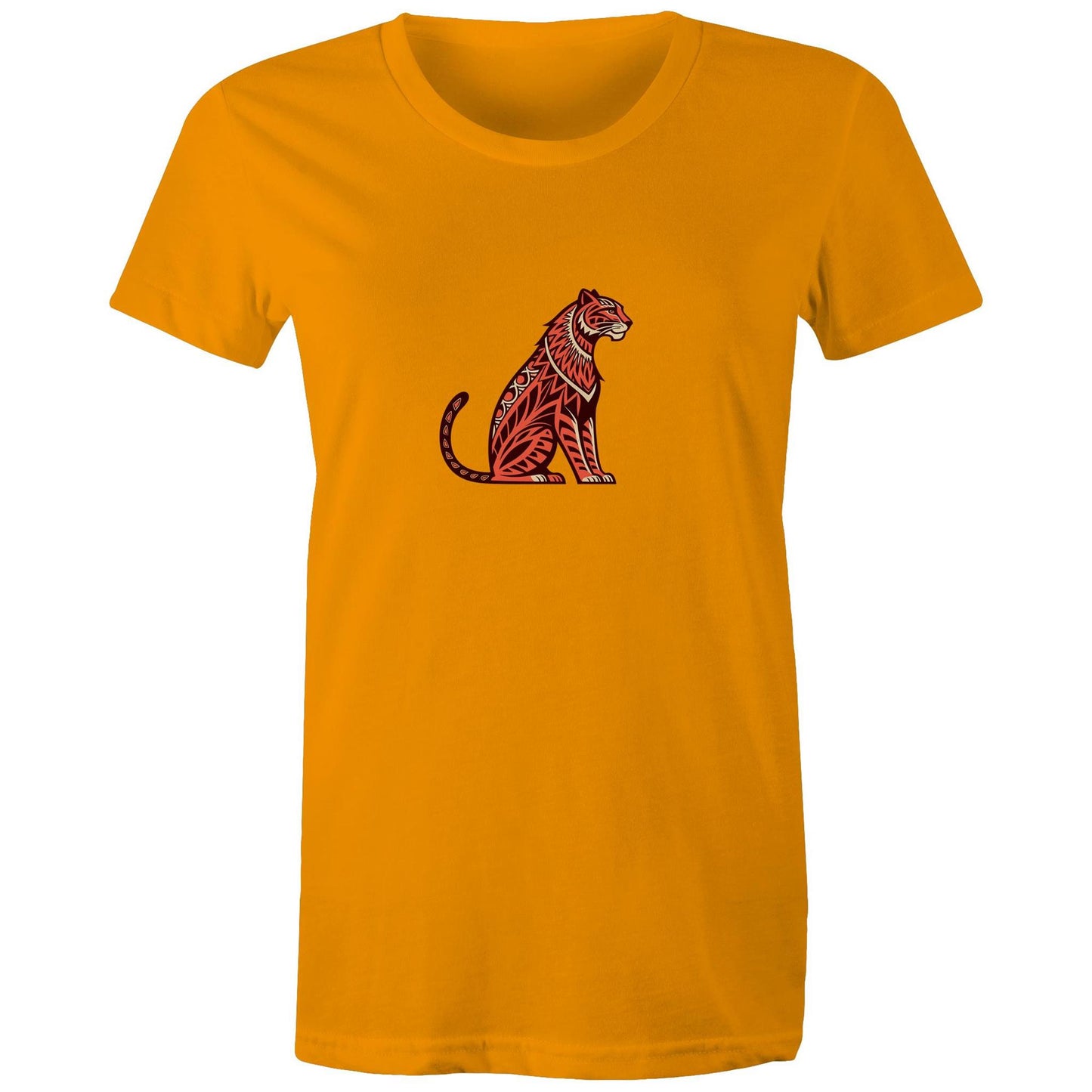 Women's Earthfolk Printed T shirt - Tribal Tiger