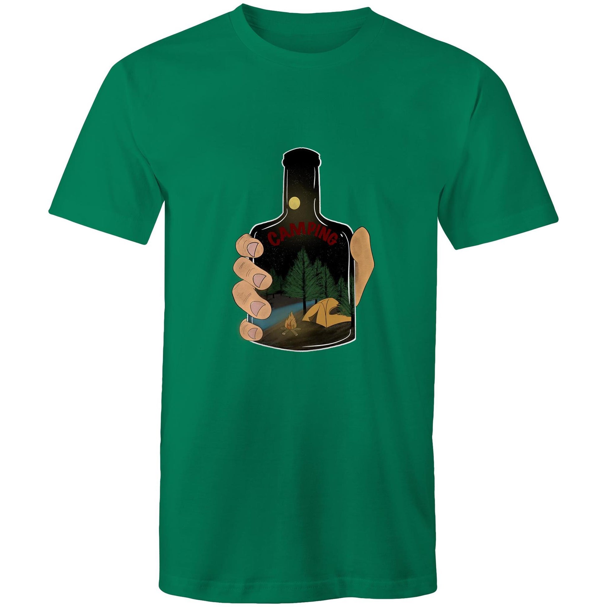 Men's Camping Graphic T-Shirt | Camping Essence Print Tee