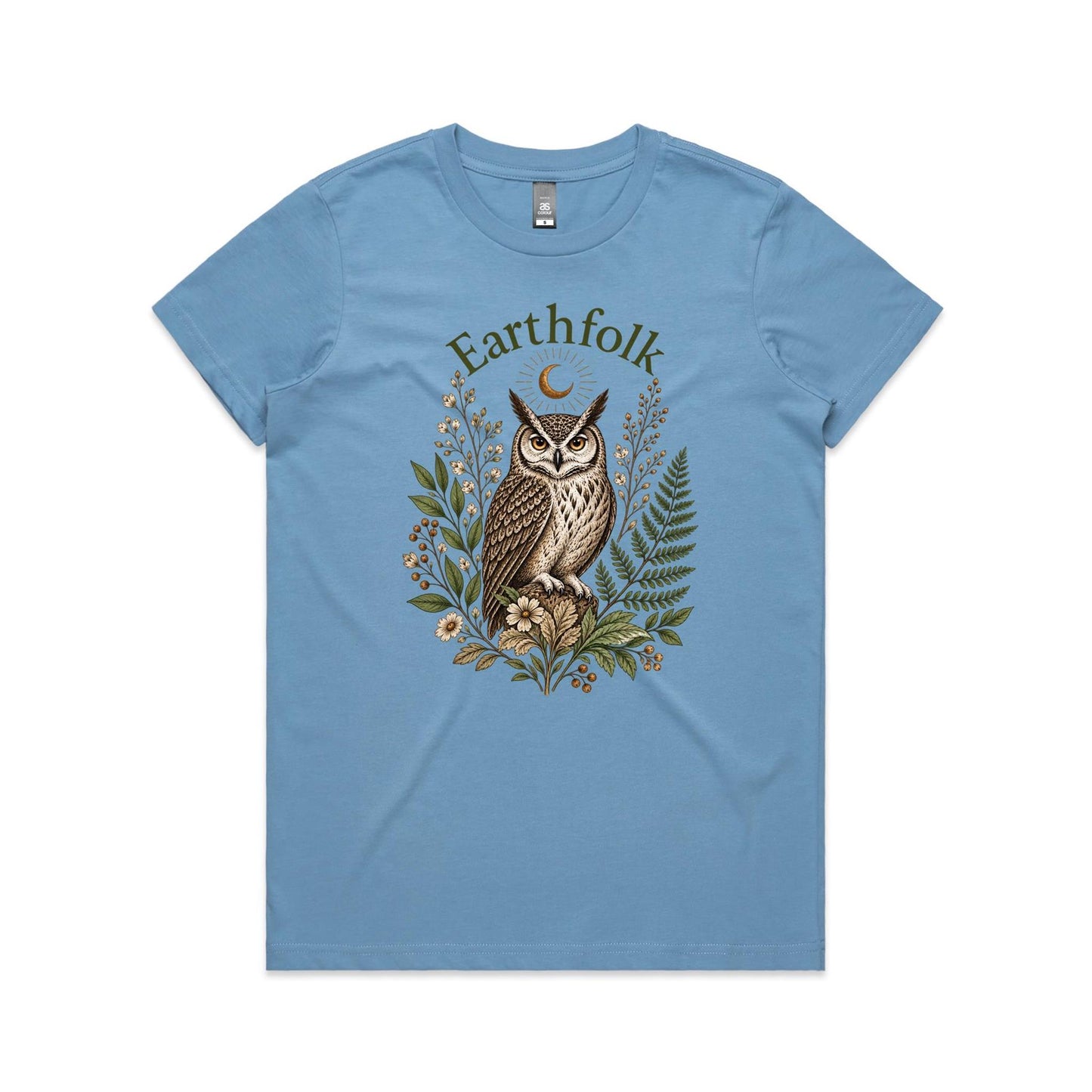 Womens Owl Graphic T-Shirt - Earthfolk t-shirts