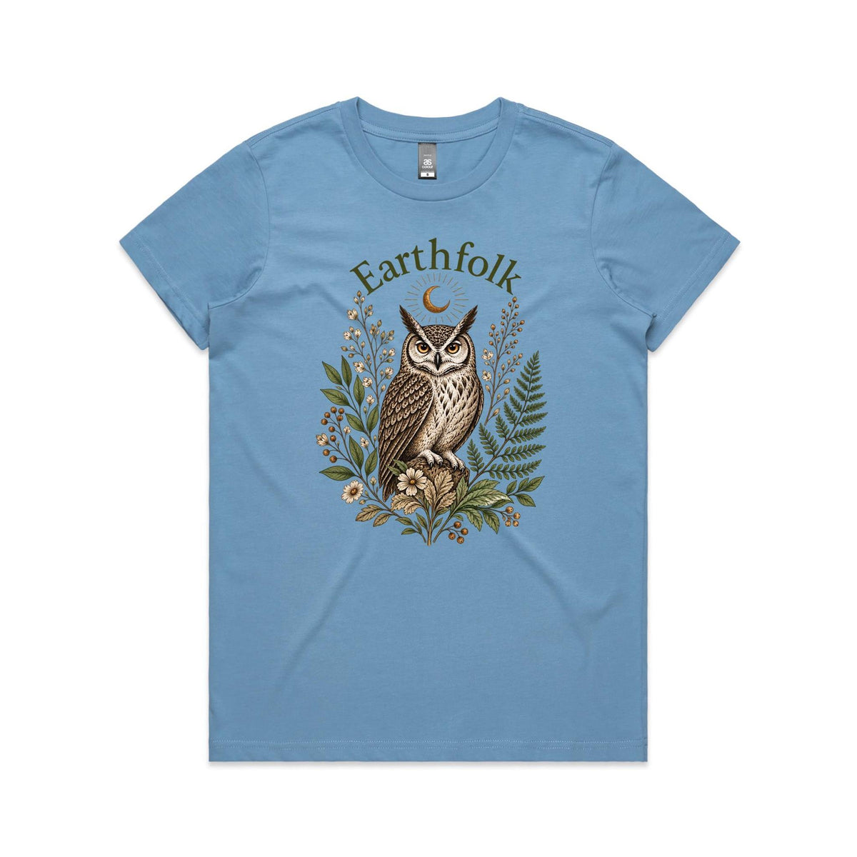 Womens Owl Graphic T-Shirt - Earthfolk t-shirts