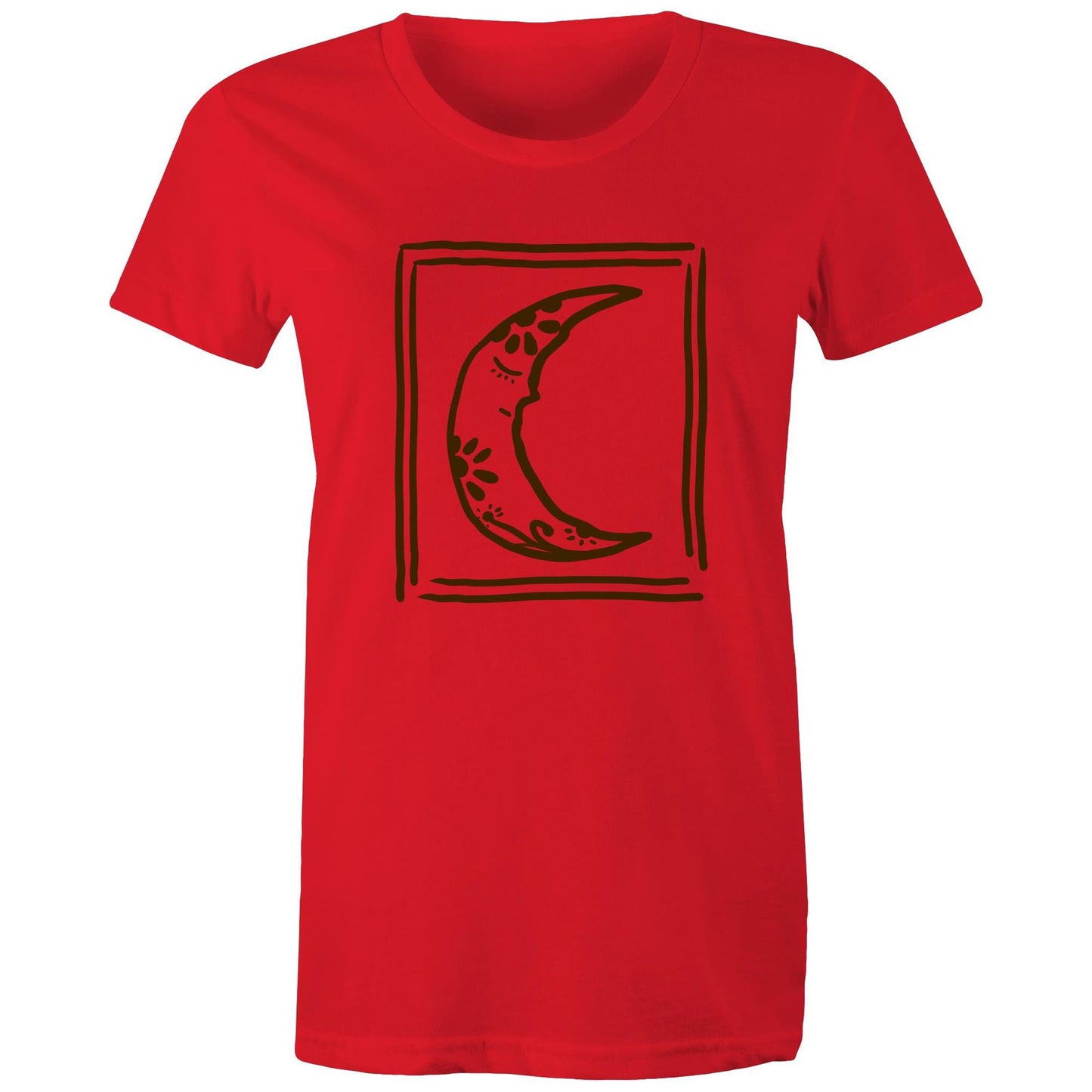 Women's Earthfolk T shirt - Sleepy Moon