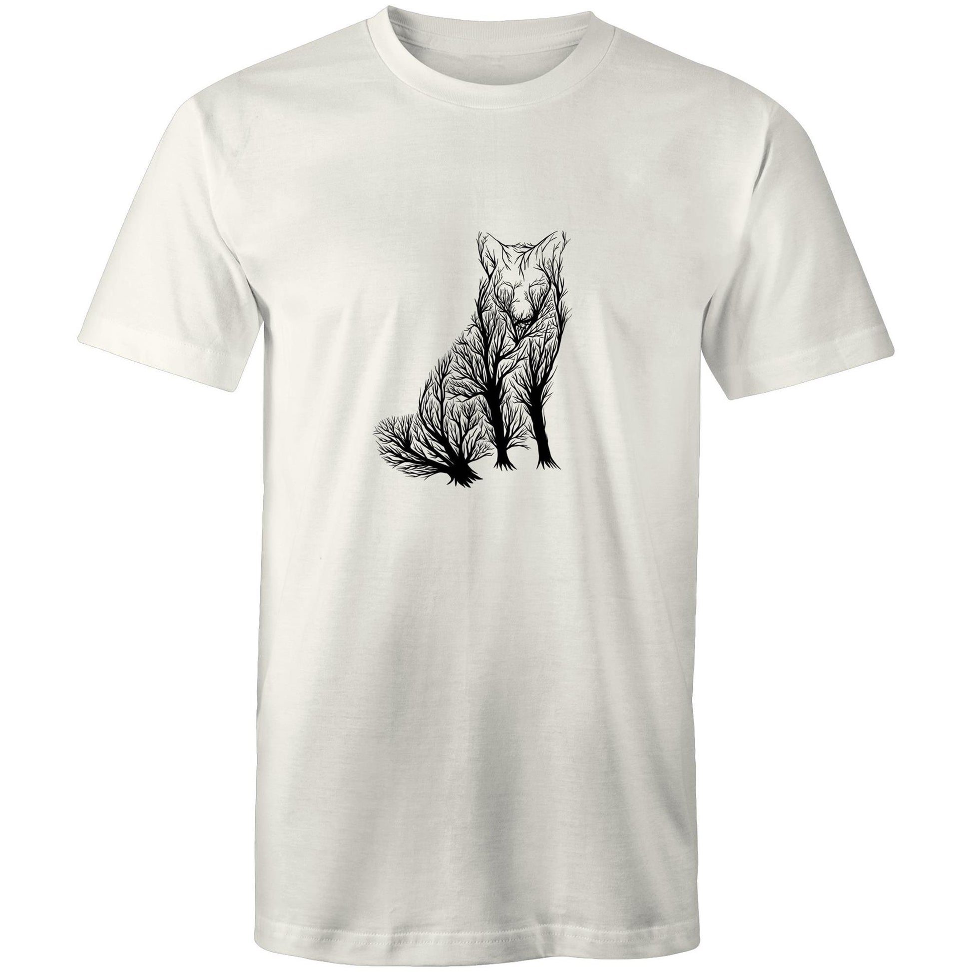 Men's Earthfolk T shirt -Graphic Fox T-shirt