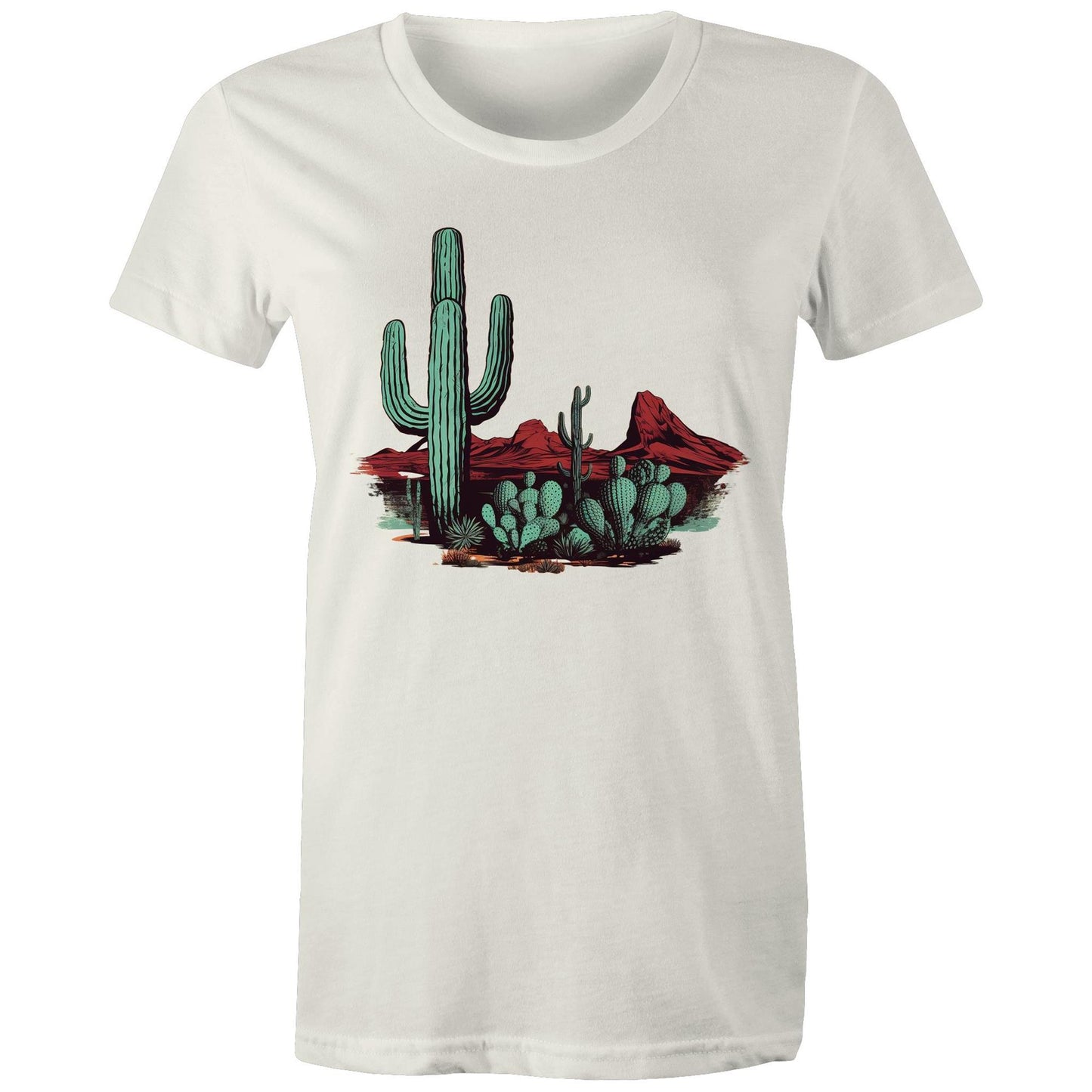 Women's Earthfolk T shirt - Cactus Desert