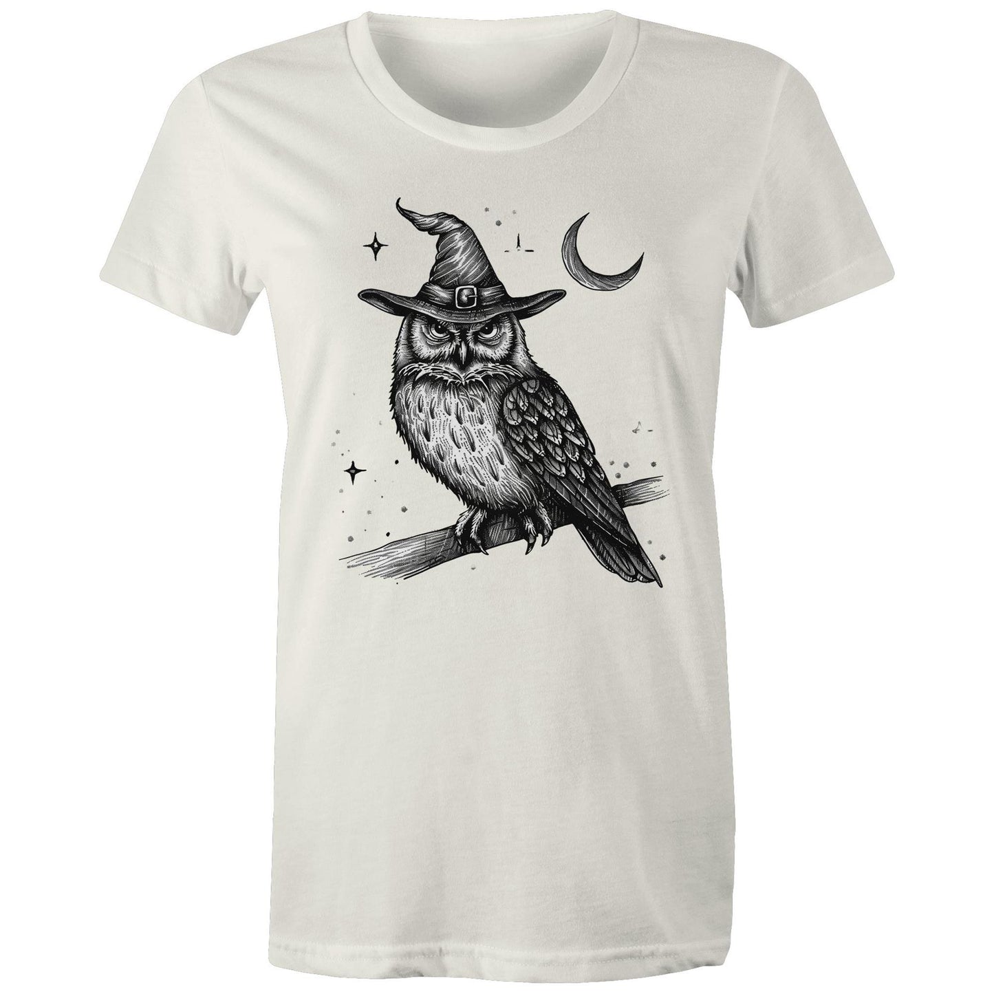 Women's Earthfolk T shirt - Owl magick