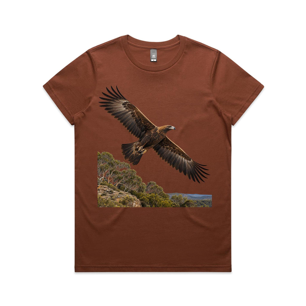 Women's Wedge Tail Eagle Graphic Printed T-shirt