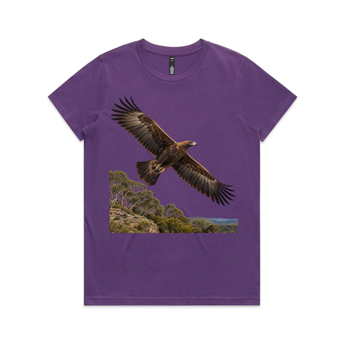 Women's Wedge Tail Eagle Graphic Printed T-shirt