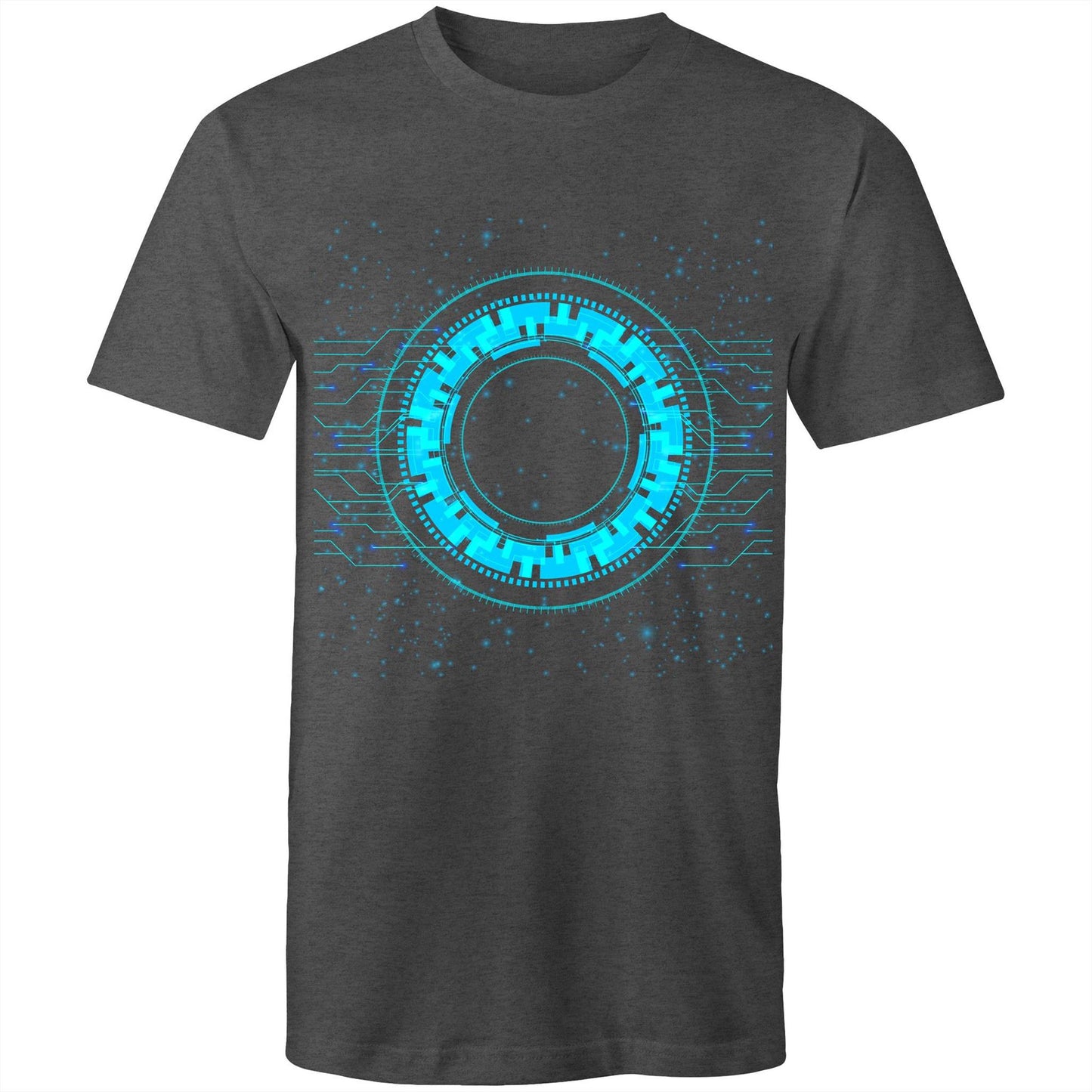Men's Earthfolk T shirt - Reality of Technology - The Crescent Moon