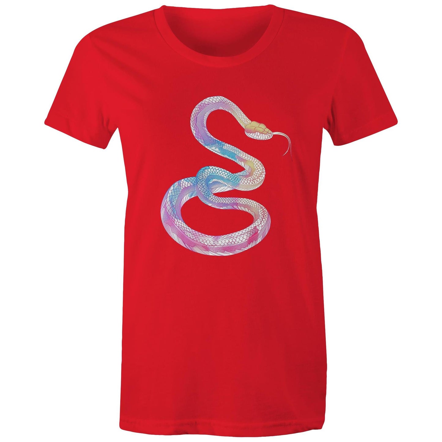 Women's Earthfolk T shirt - Rainbow Serpent