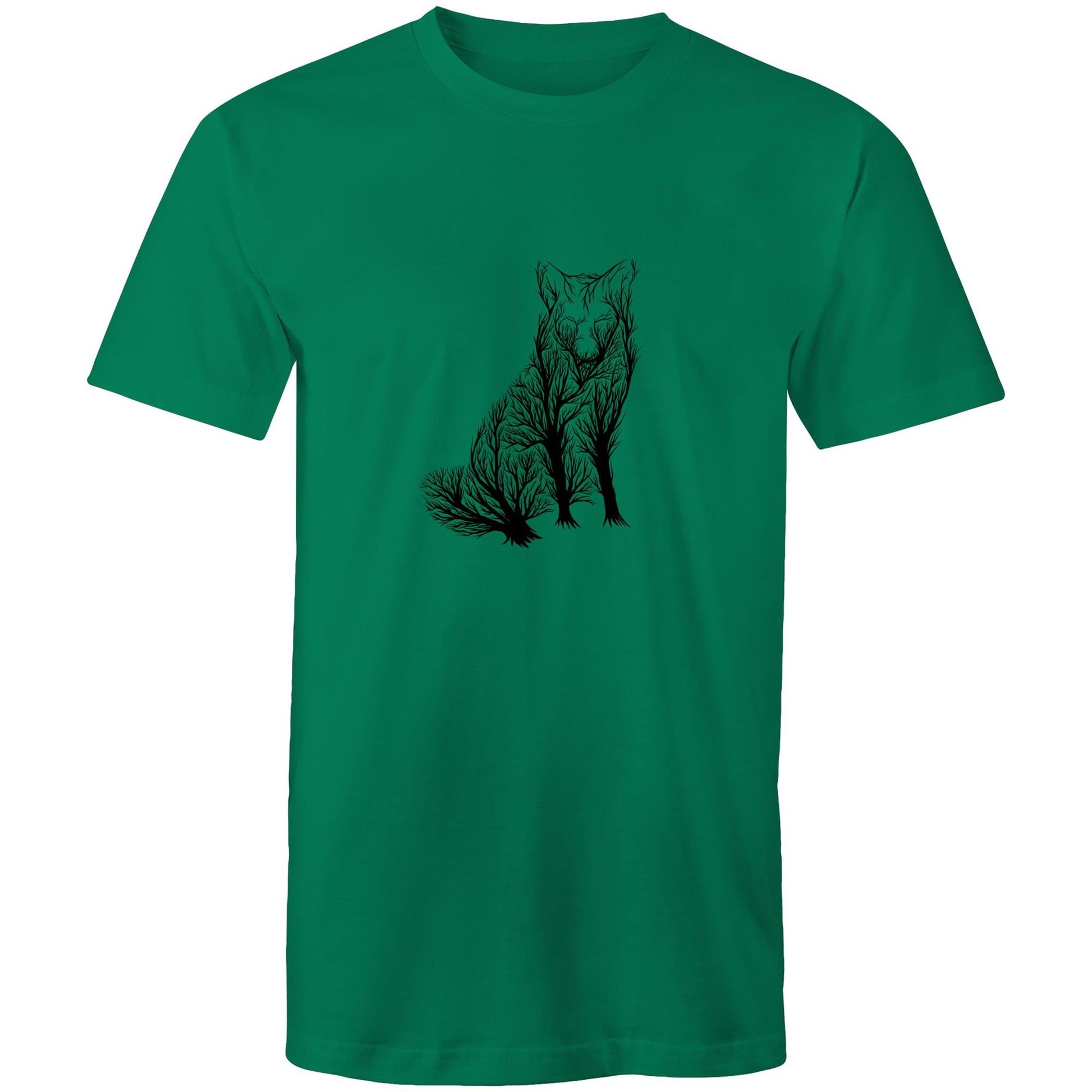 Men's Earthfolk T shirt -Graphic Fox T-shirt