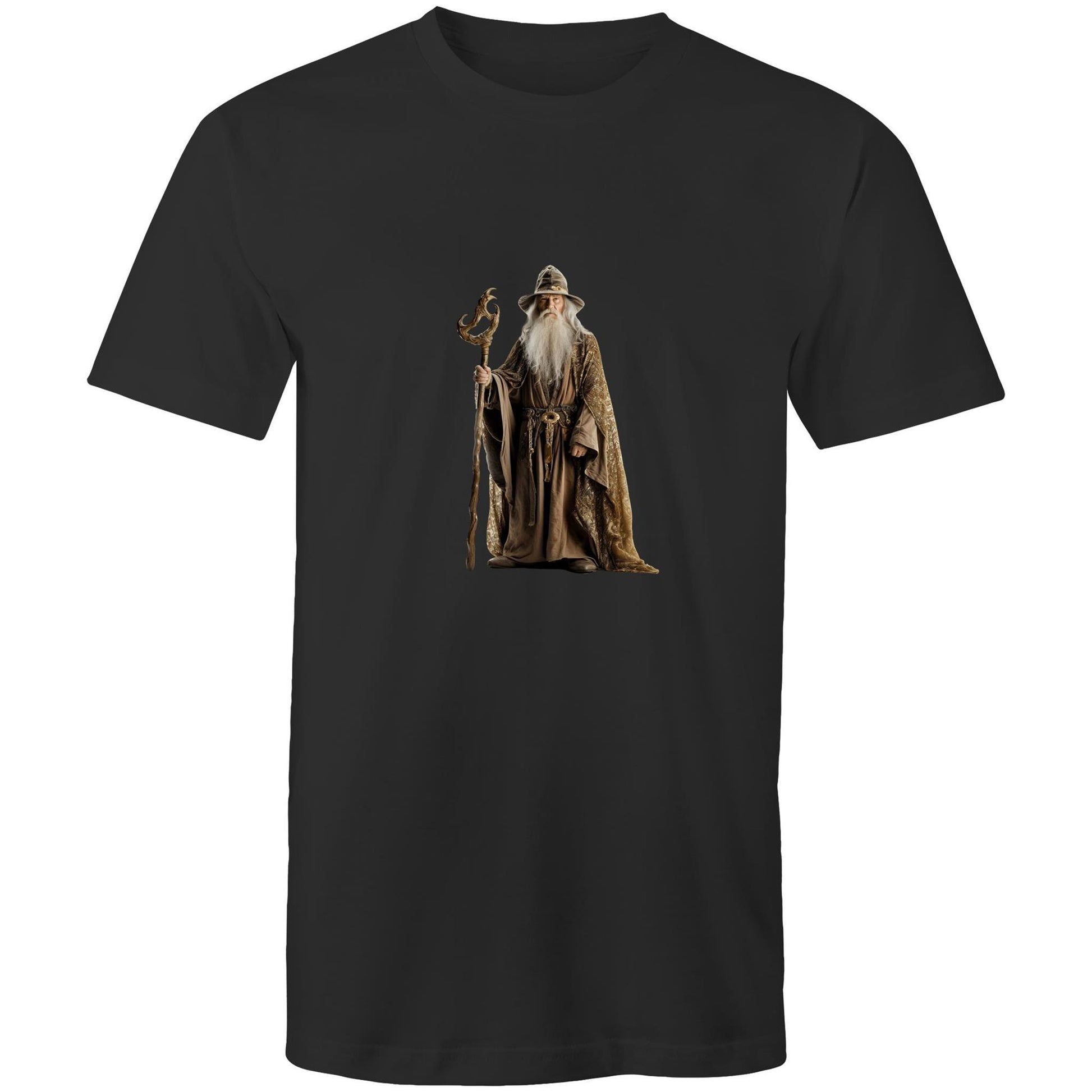 Men's Earthfolk Printed T shirt - Wise Wizard - The Crescent Moon