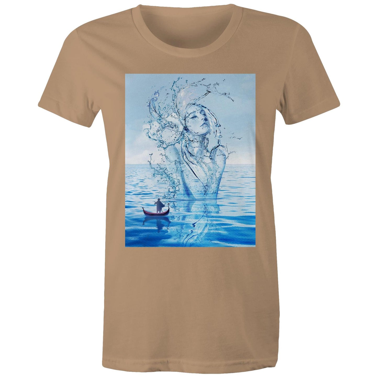 Women'S Earthfolk Printed T shirt - Ocean Spirit