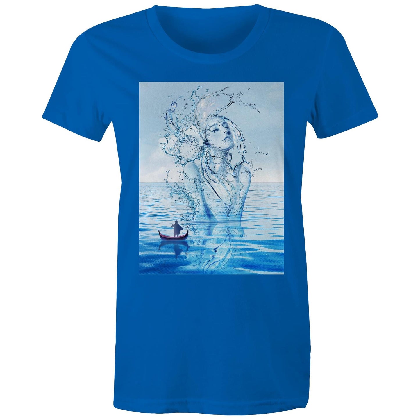 Women'S Earthfolk Printed T shirt - Ocean Spirit