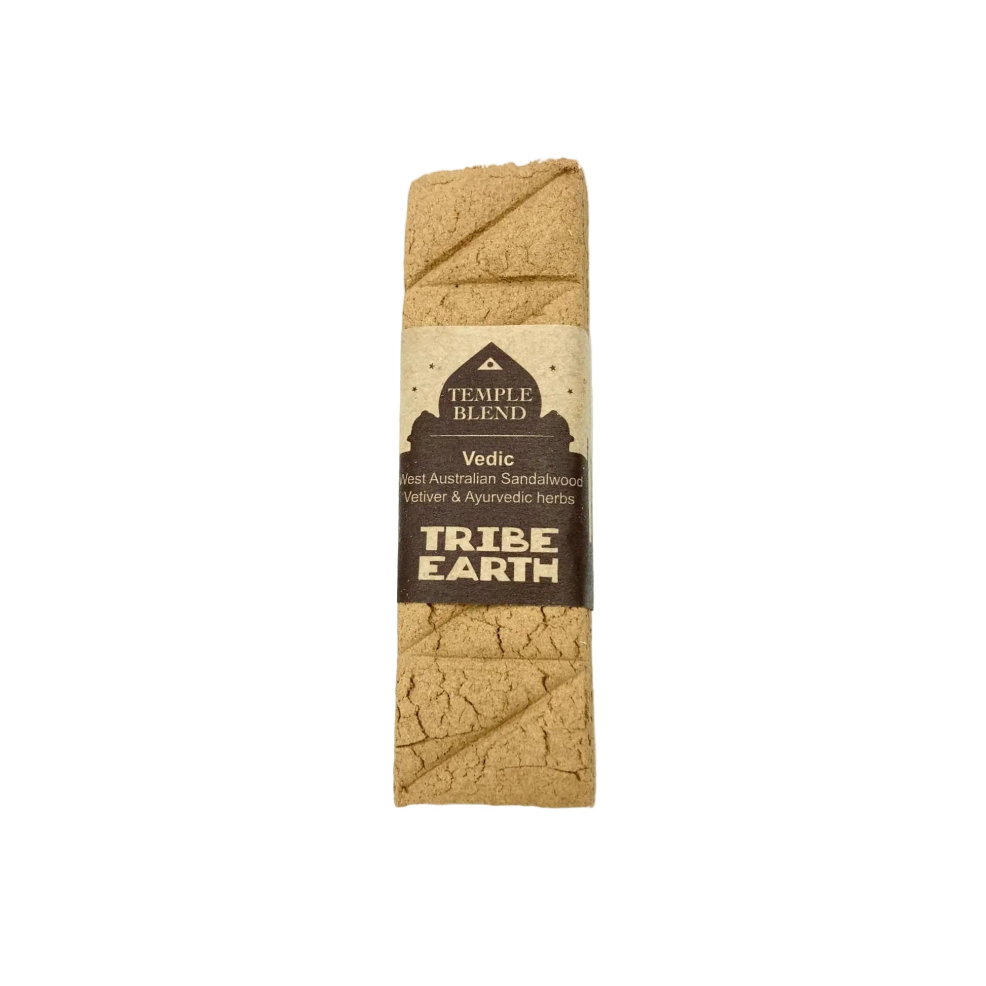 Sandalwood & Vetiver Incense (Vedic Temple Blend) - Tribe Earth