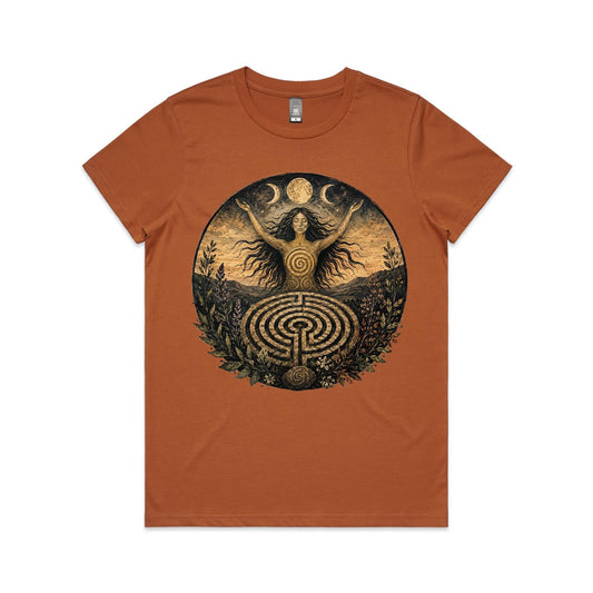 Goddess of the Labyrinth T-Shirt | Goddess Graphic Tee