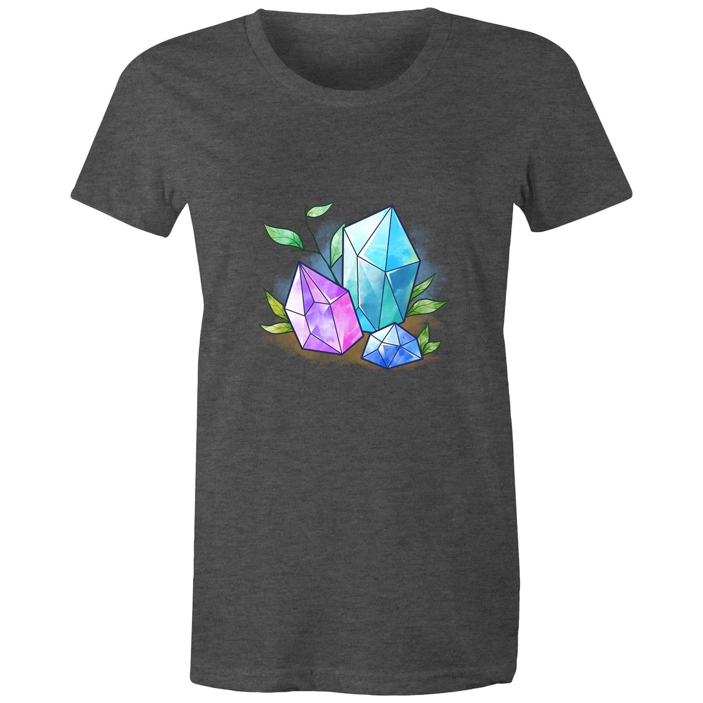 Women's Earthfolk T shirt - Water Crystals