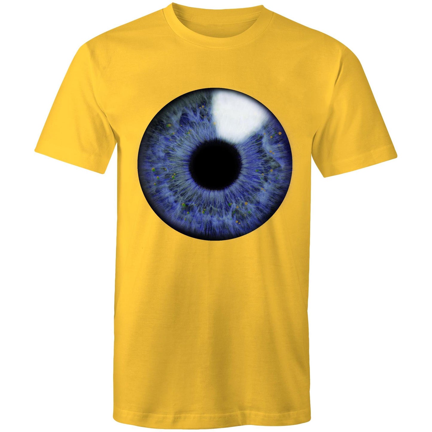 Earthfolk Printed T shirt - Mens Relaxed Fit - Eyeball - The Crescent Moon