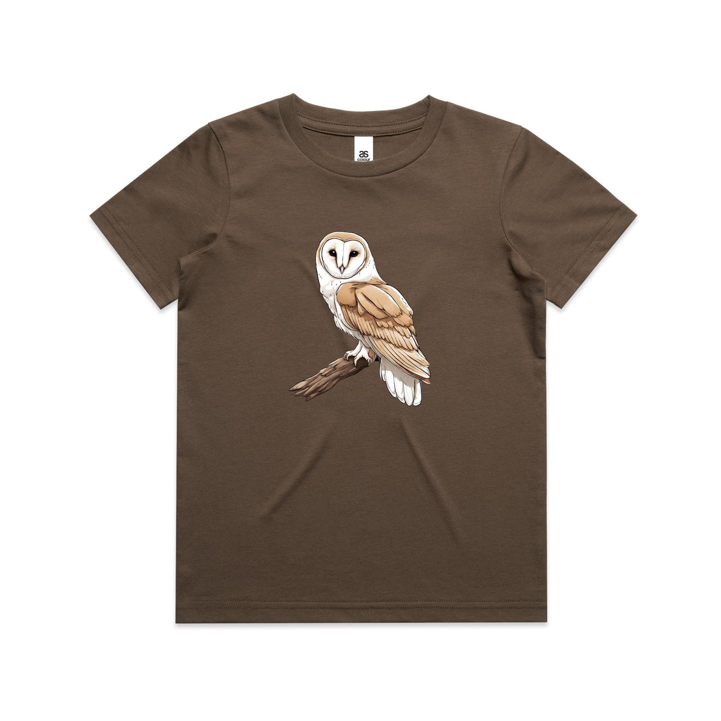 Kid's Earthfolk T-shirt - Barn Owl