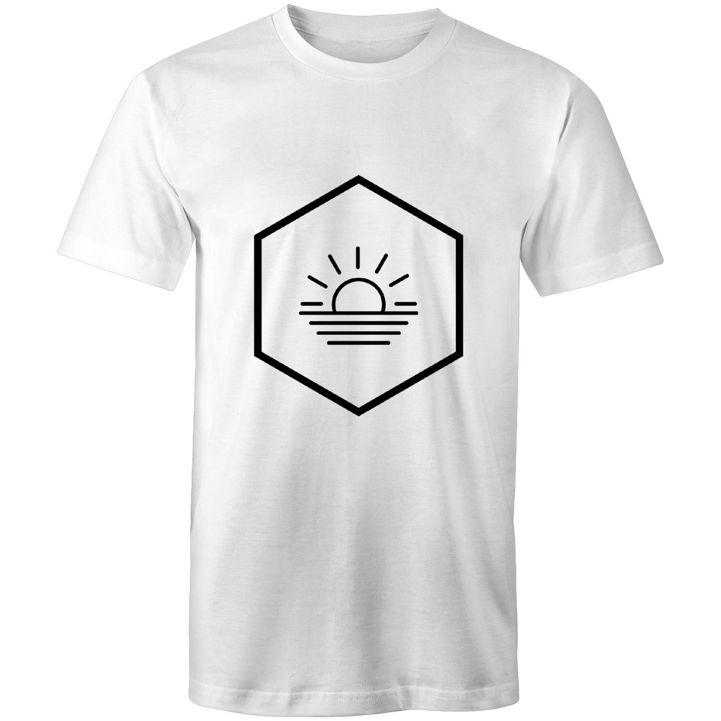 Men's Sunset T-Shirt | Minimalist Nature Graphic Tee