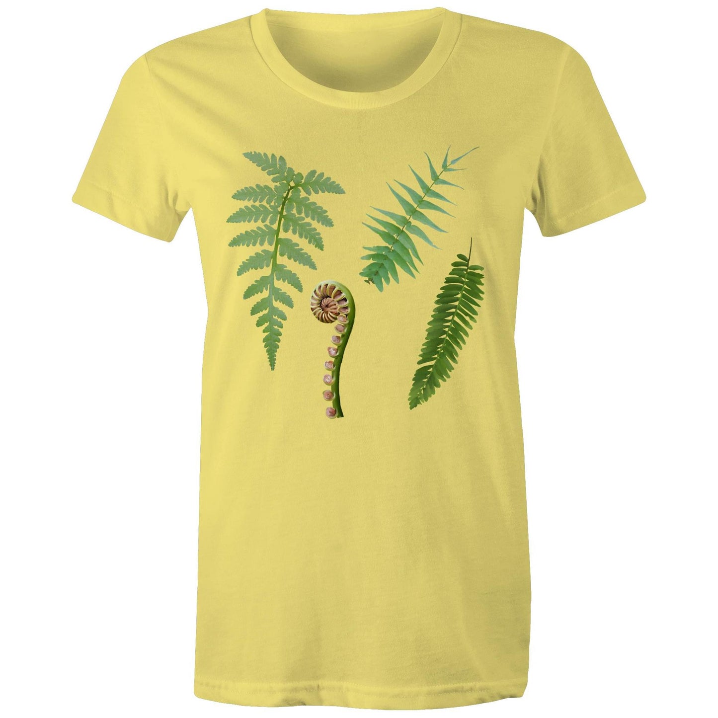 Women's Earthfolk T shirt -Ferns