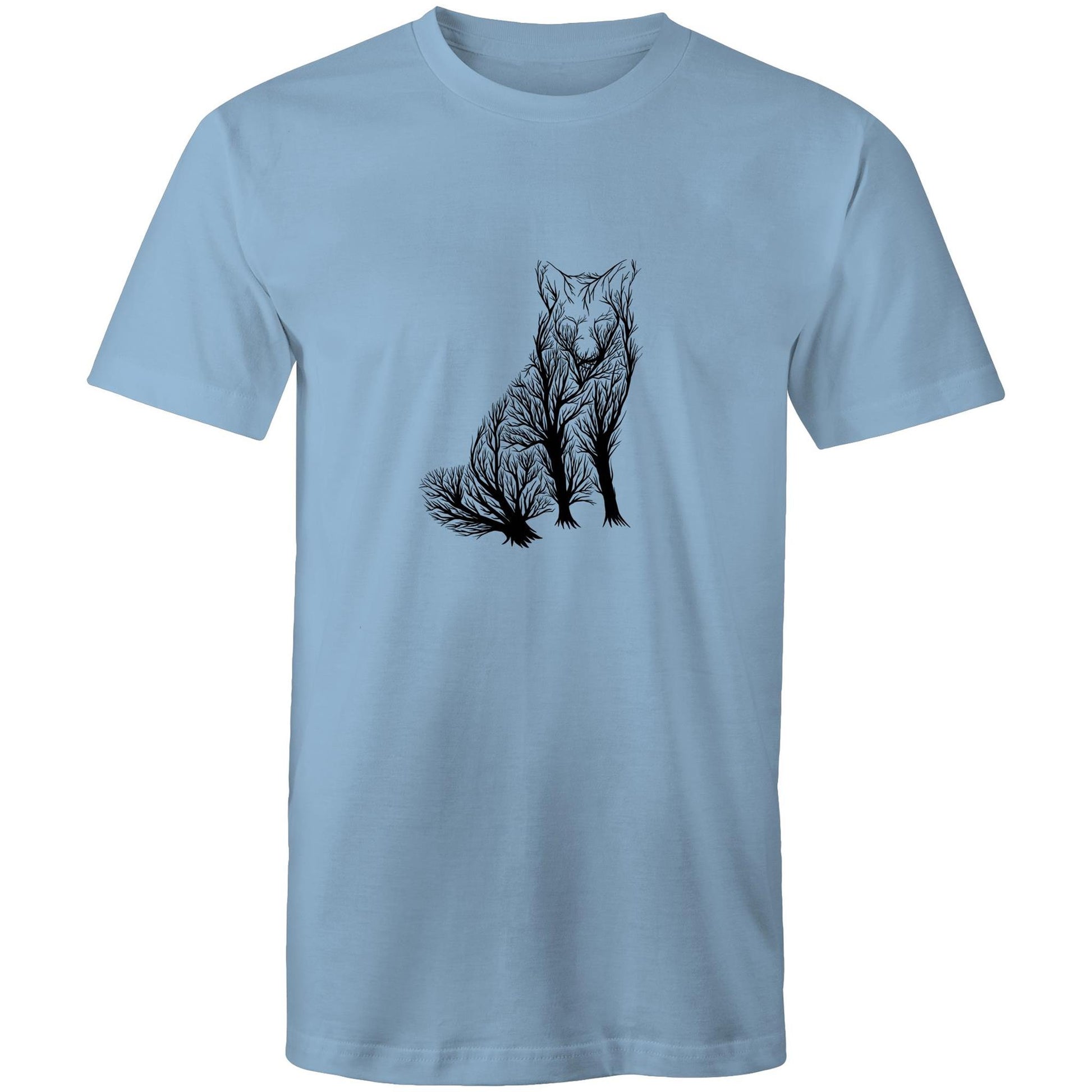 Men's Earthfolk T shirt -Graphic Fox T-shirt