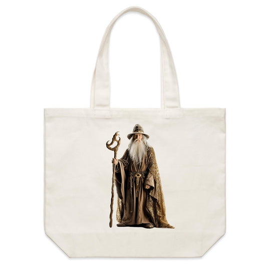 Earthfolk Canvas Tote Bag Wise Wizard