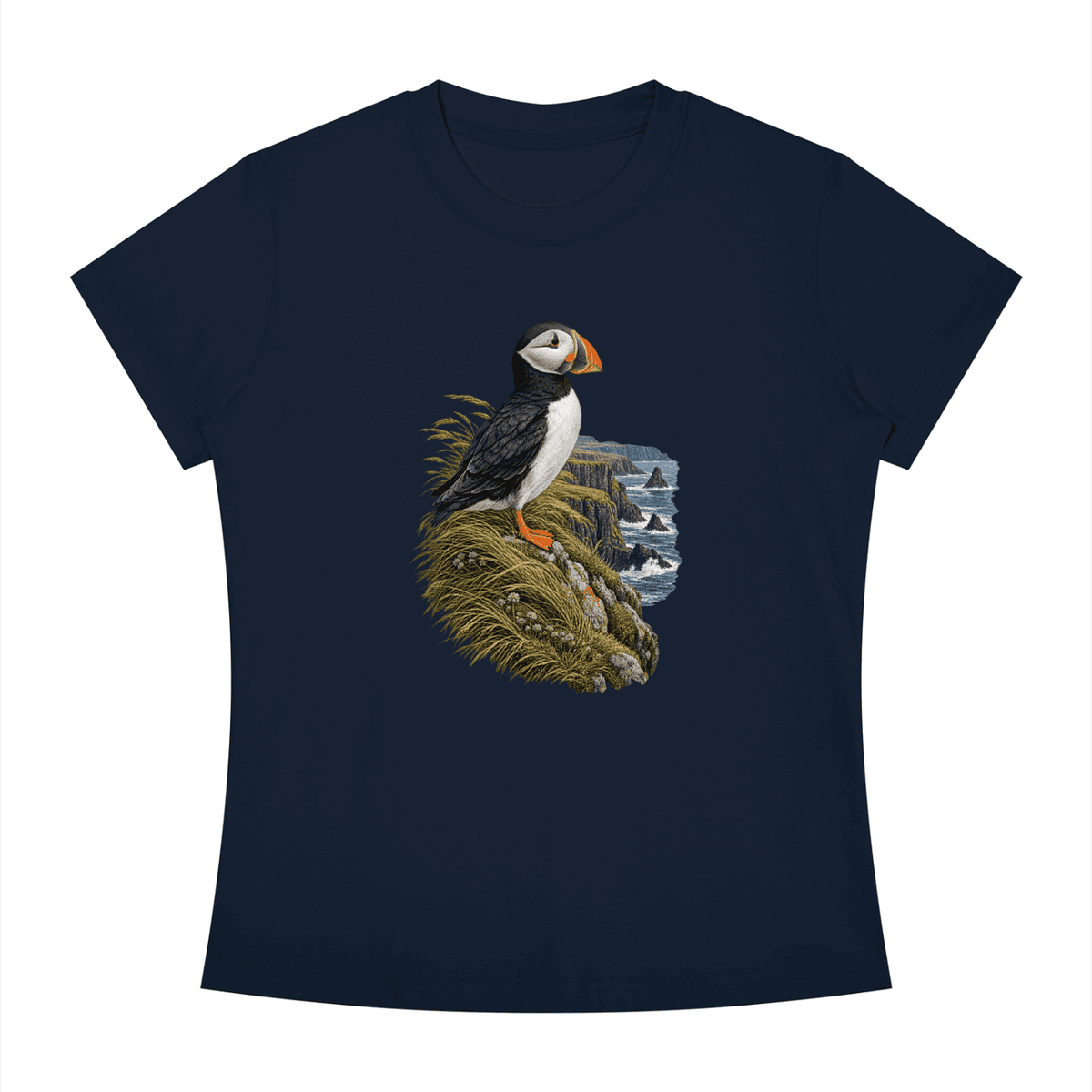 Women's Earthfolk Puffin Graphic T-Shirt