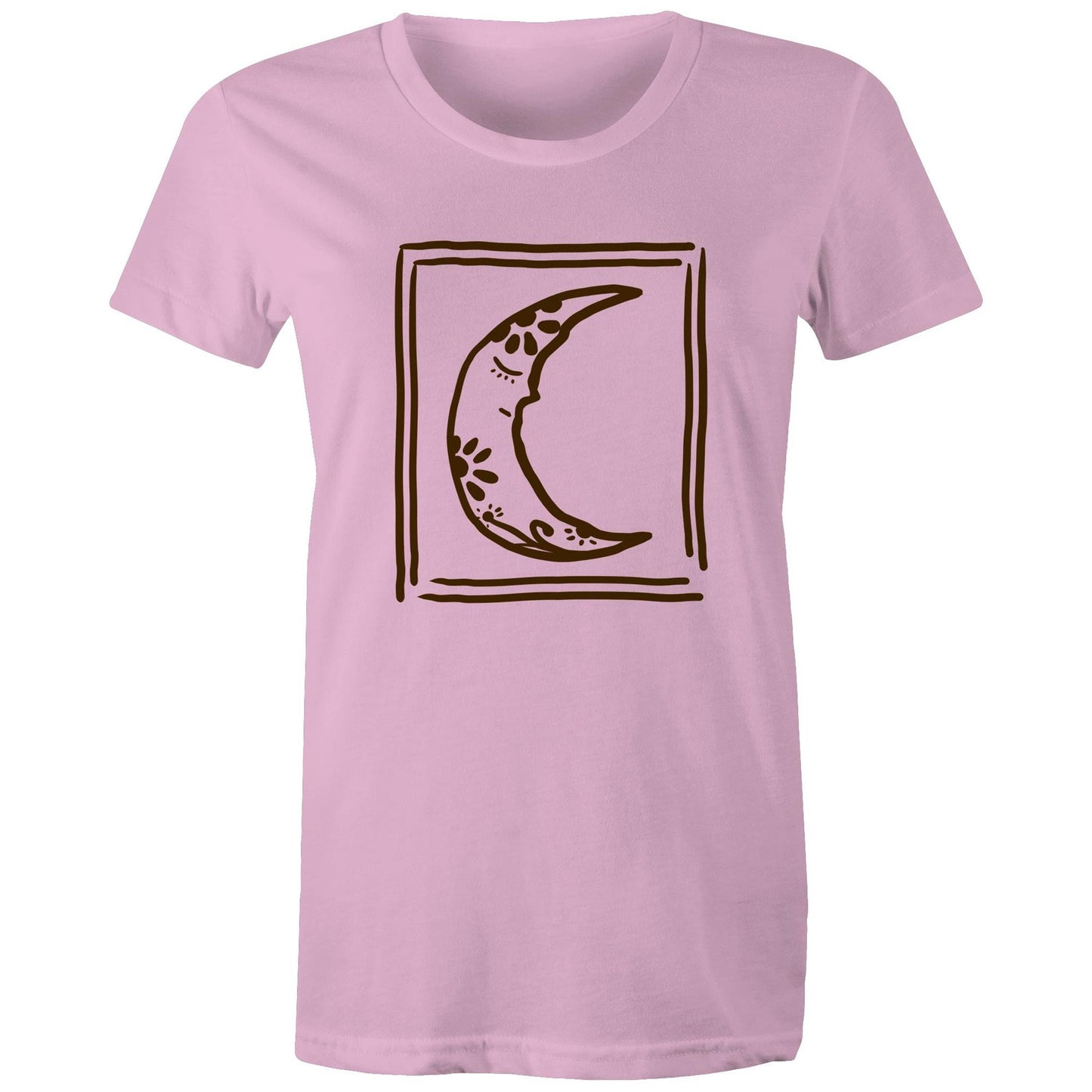 Women's Earthfolk T shirt - Sleepy Moon