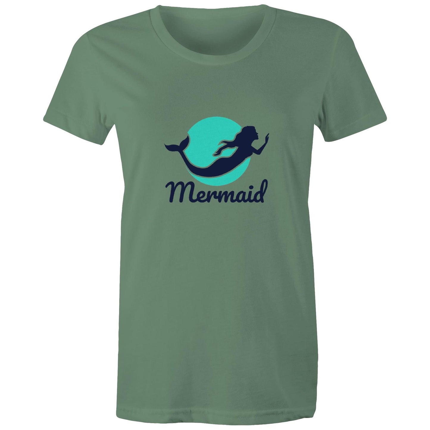 Women's Earthfolk Printed T shirt - Mermaid