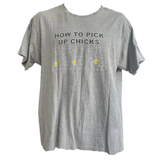 Vintage Retro Pre Loved T-Shirt - How to pick up chicks