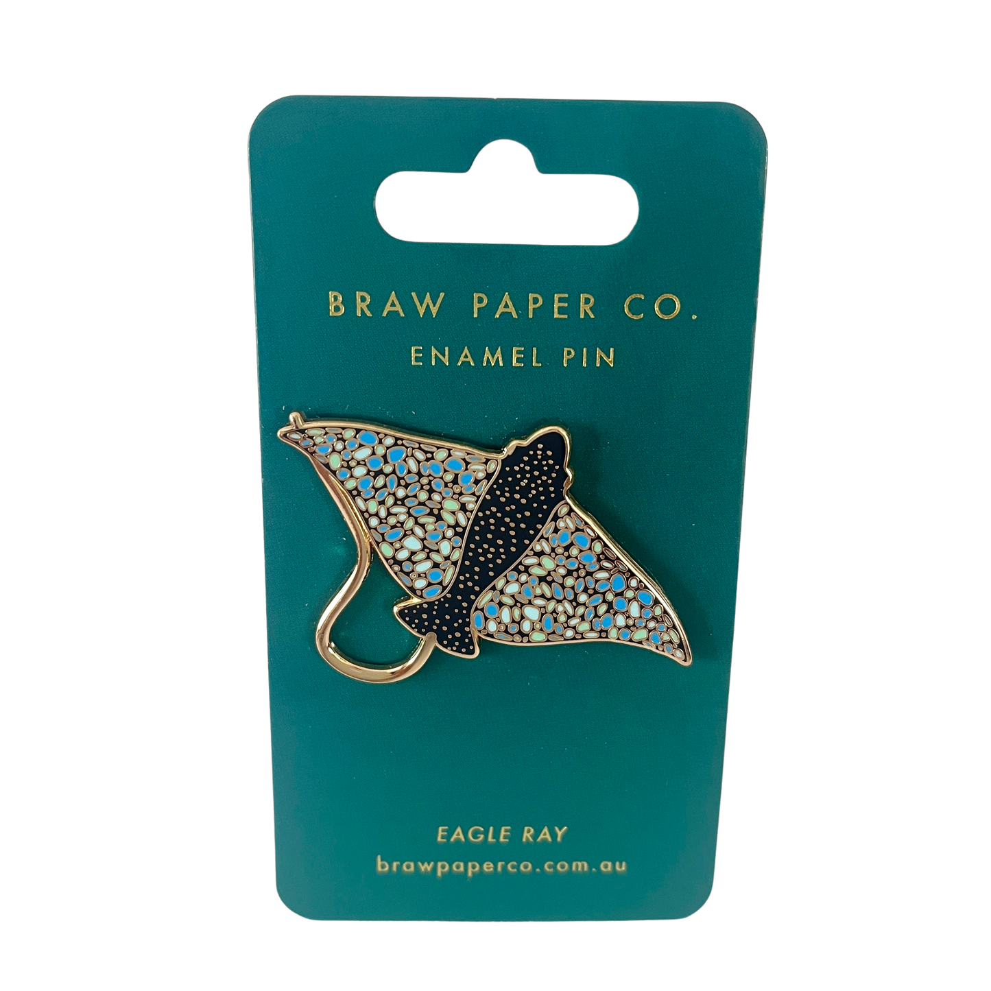 Eagle Ray Enamel Pin