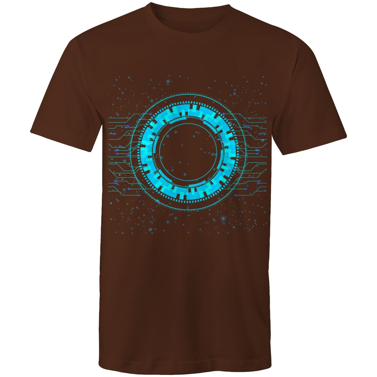 Men's Earthfolk T shirt - Reality of Technology - The Crescent Moon